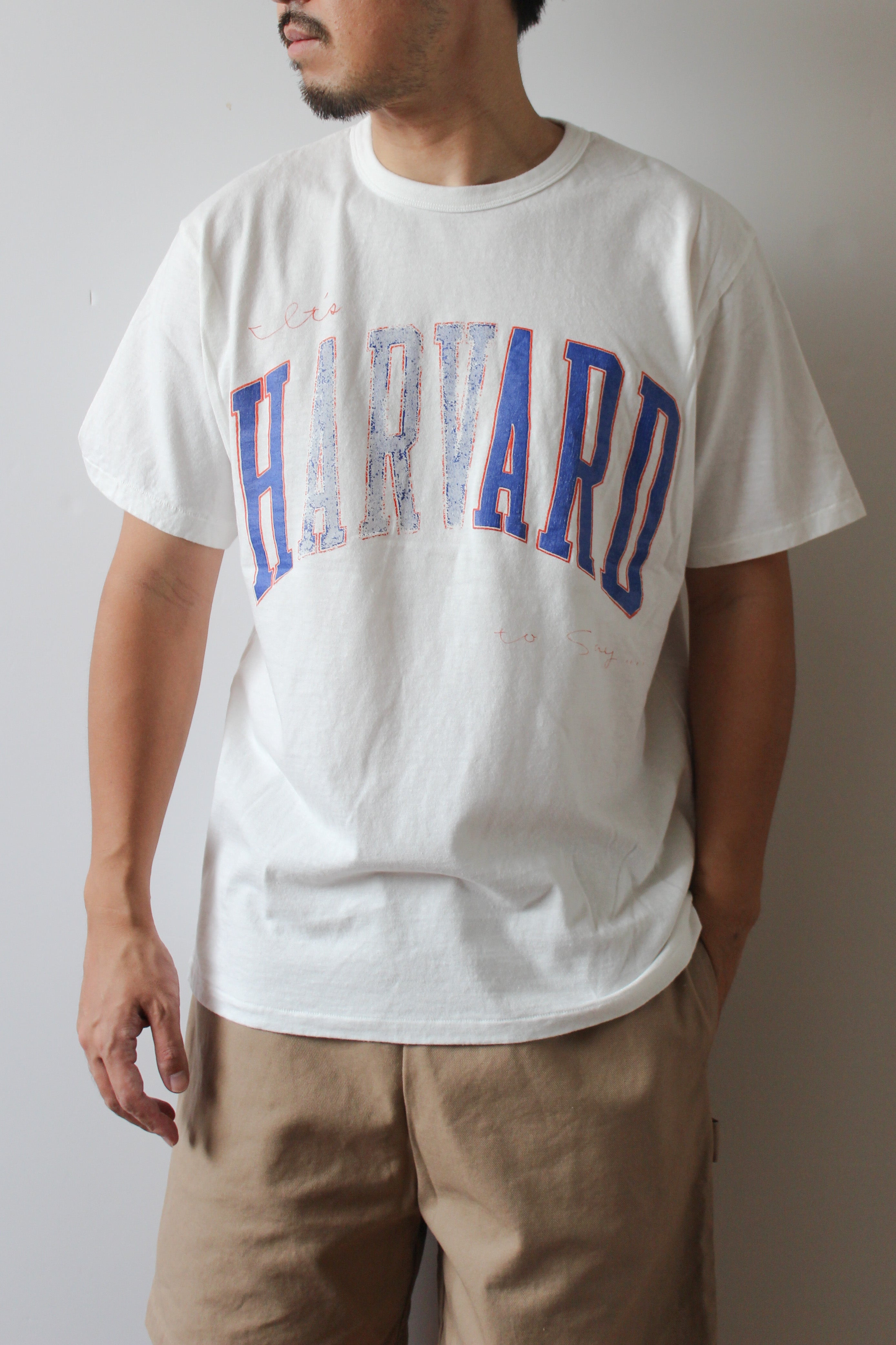 "NOT HARVARD" ユーズドライクTee
