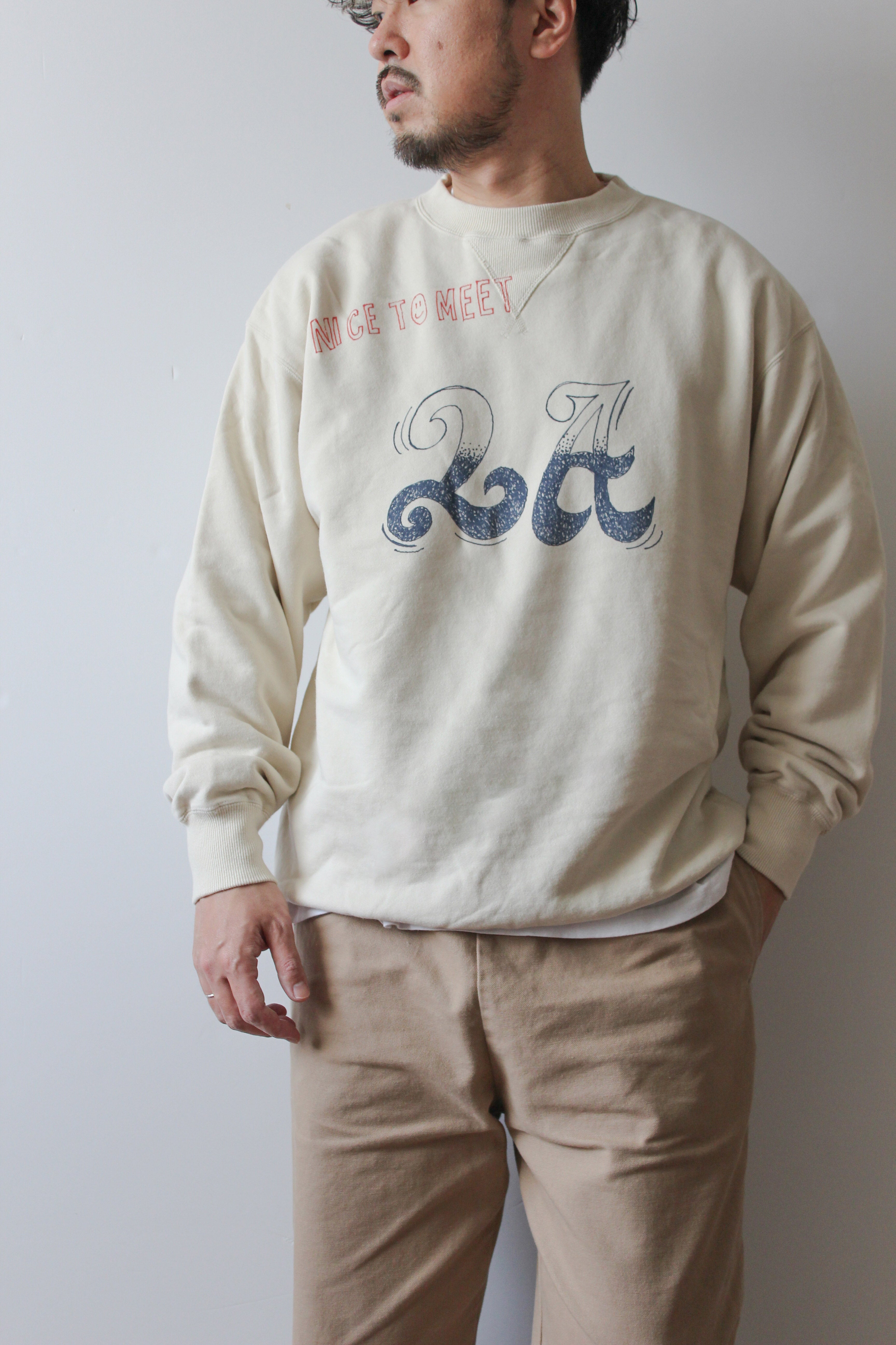 "NICE TO MEET...LA" ハンドペイントクルースウェット