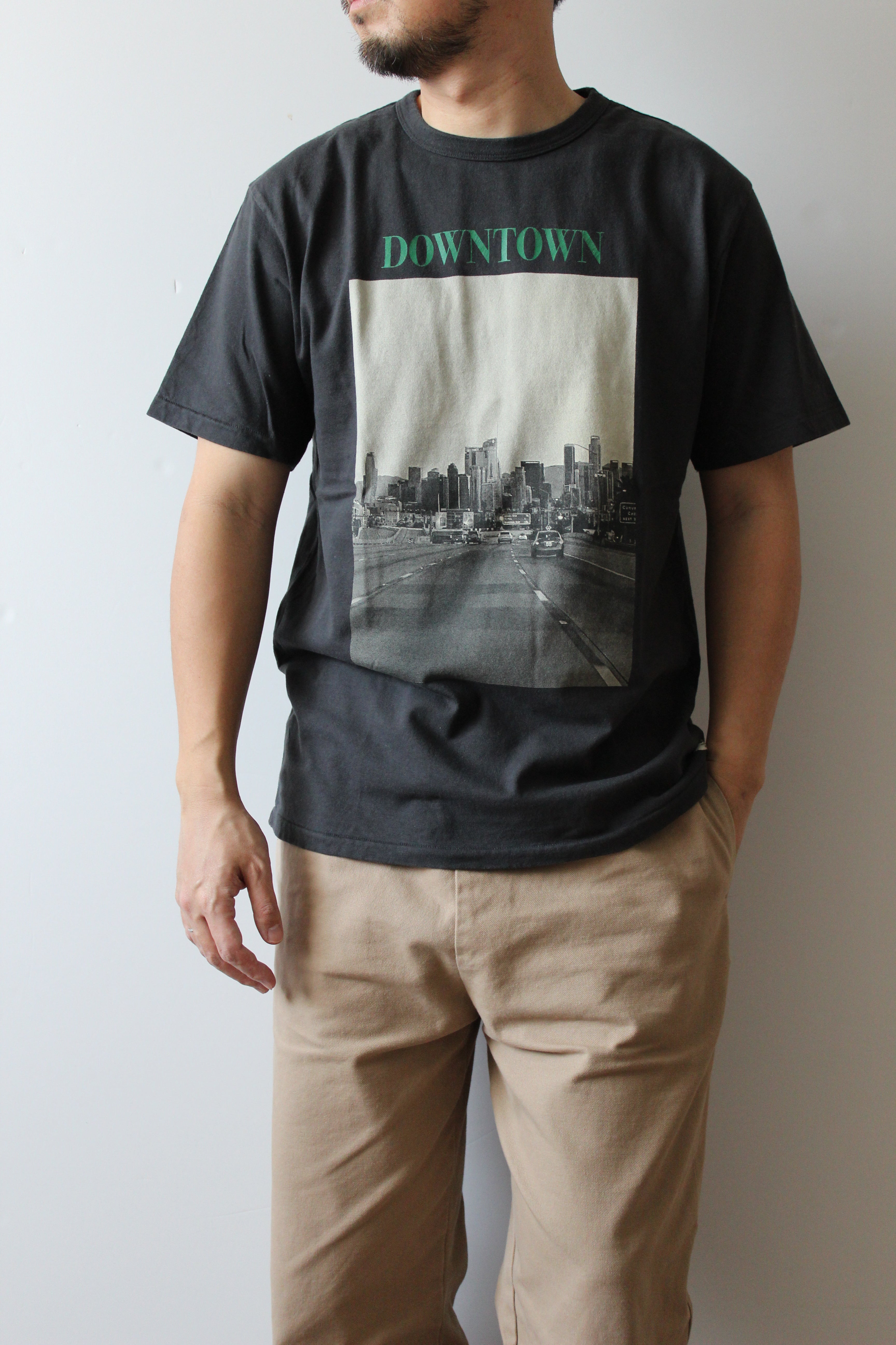 "DOWNTOWN" リサイクルコットンTee