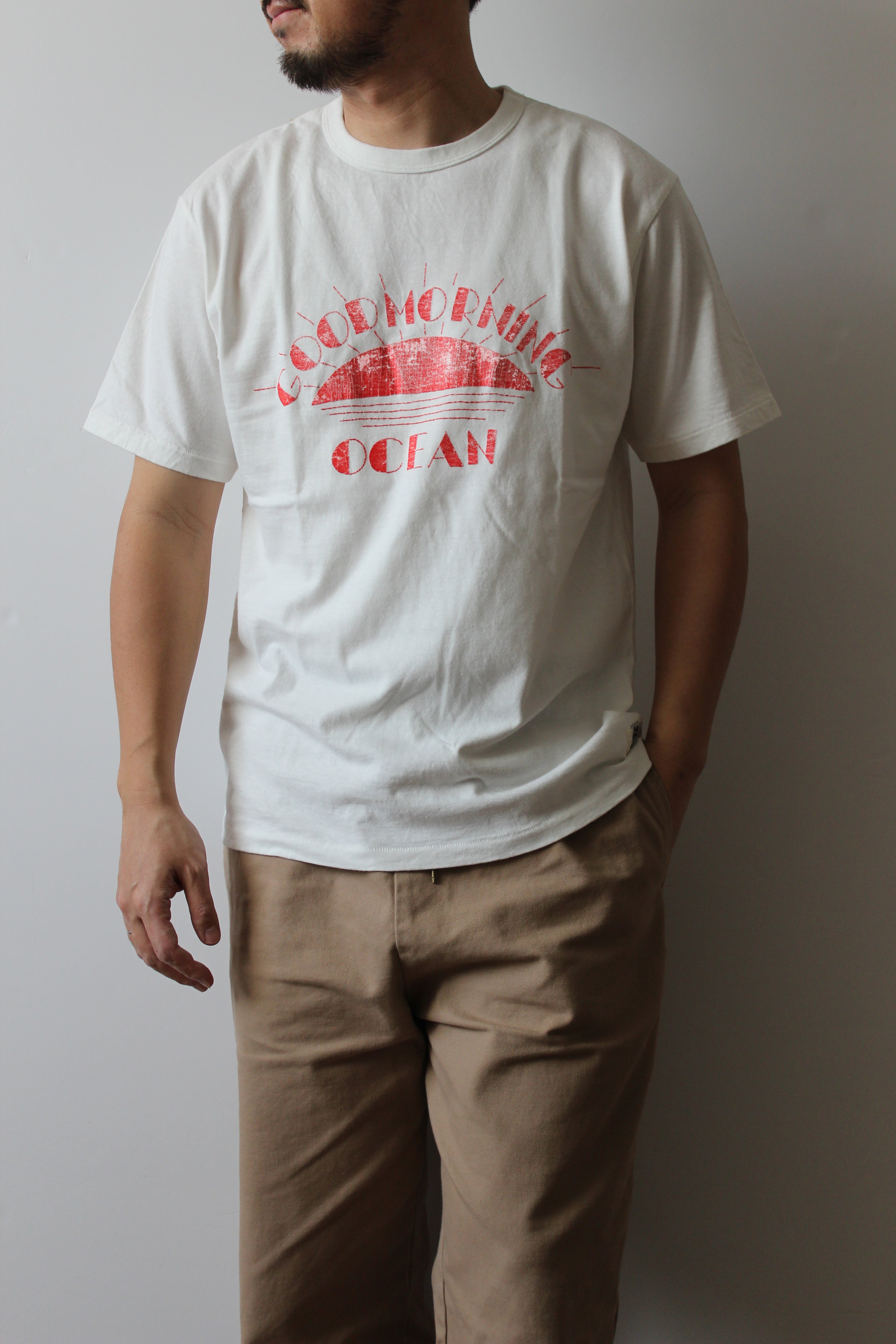 "MORNING" リサイクルコットンTee