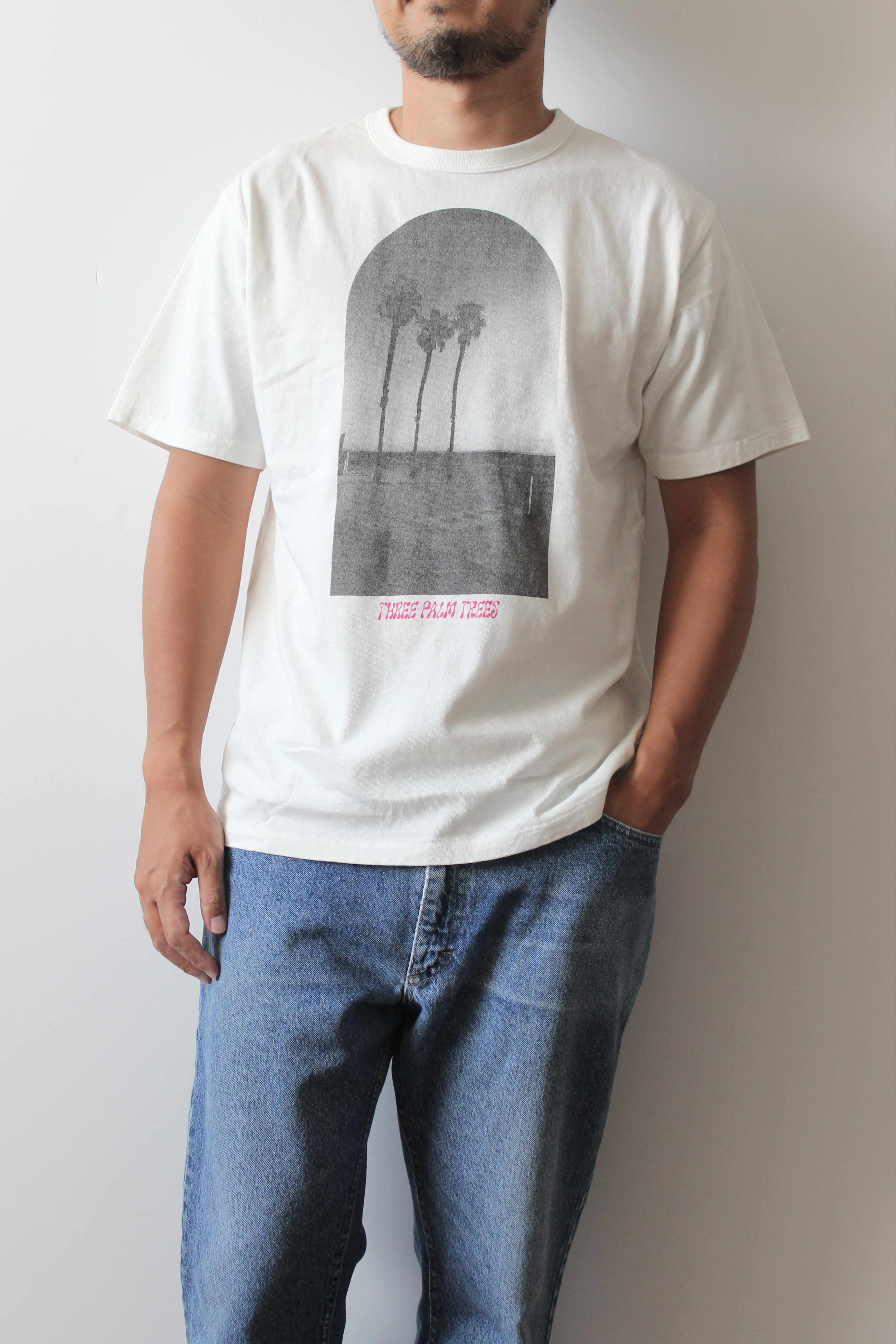 【サンプル】"THREE PALM TREE" リサイクルコットンTee