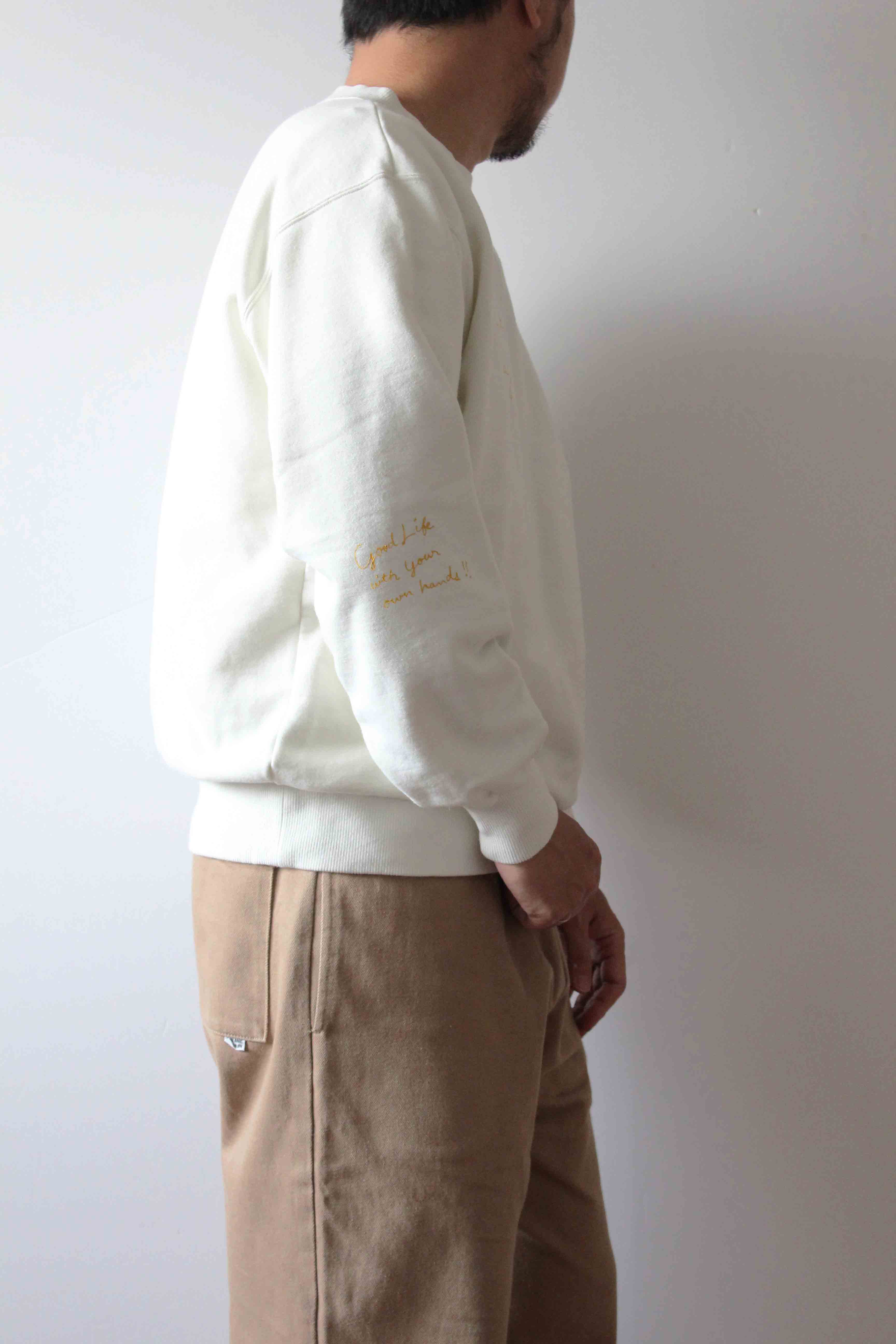 クラシッククルースウェット -Hand Paint-/CRAFTSMAN VIBES ONLY