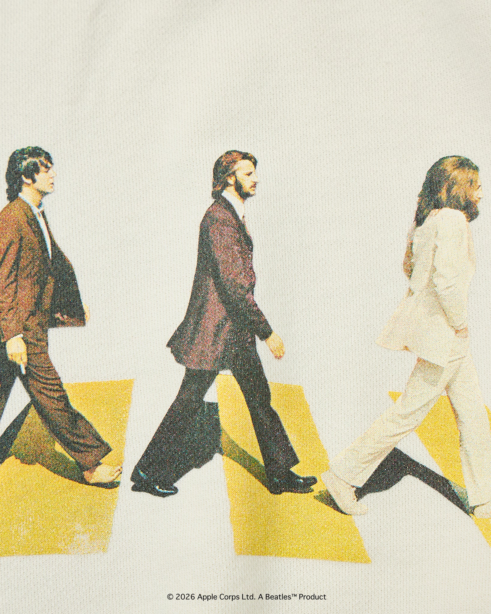 予約商品【THE BEATLES×free rage】Last Recording Raglan Crew Sweat