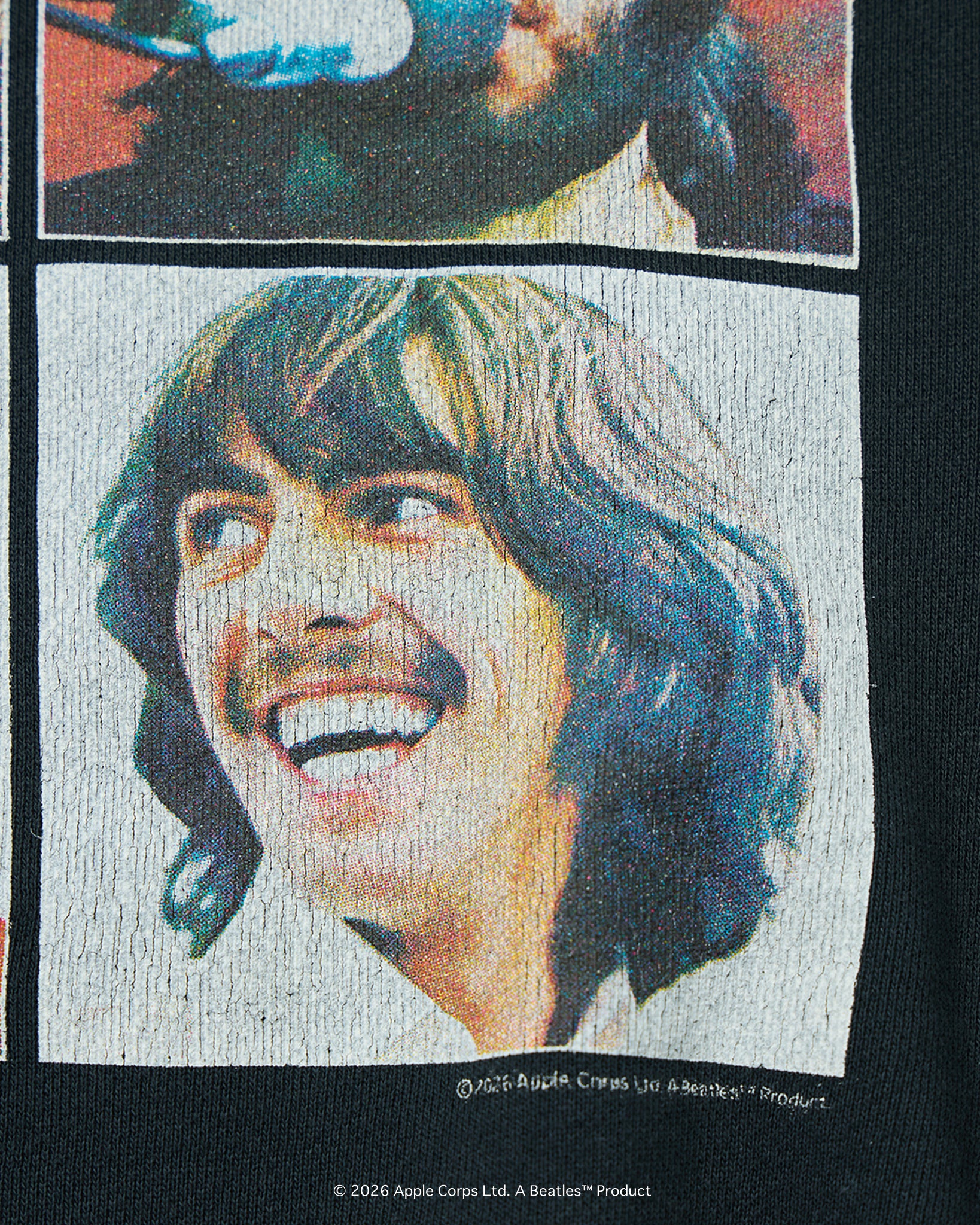 予約商品【THE BEATLES×free rage】Last Release Raglan Crew Sweat