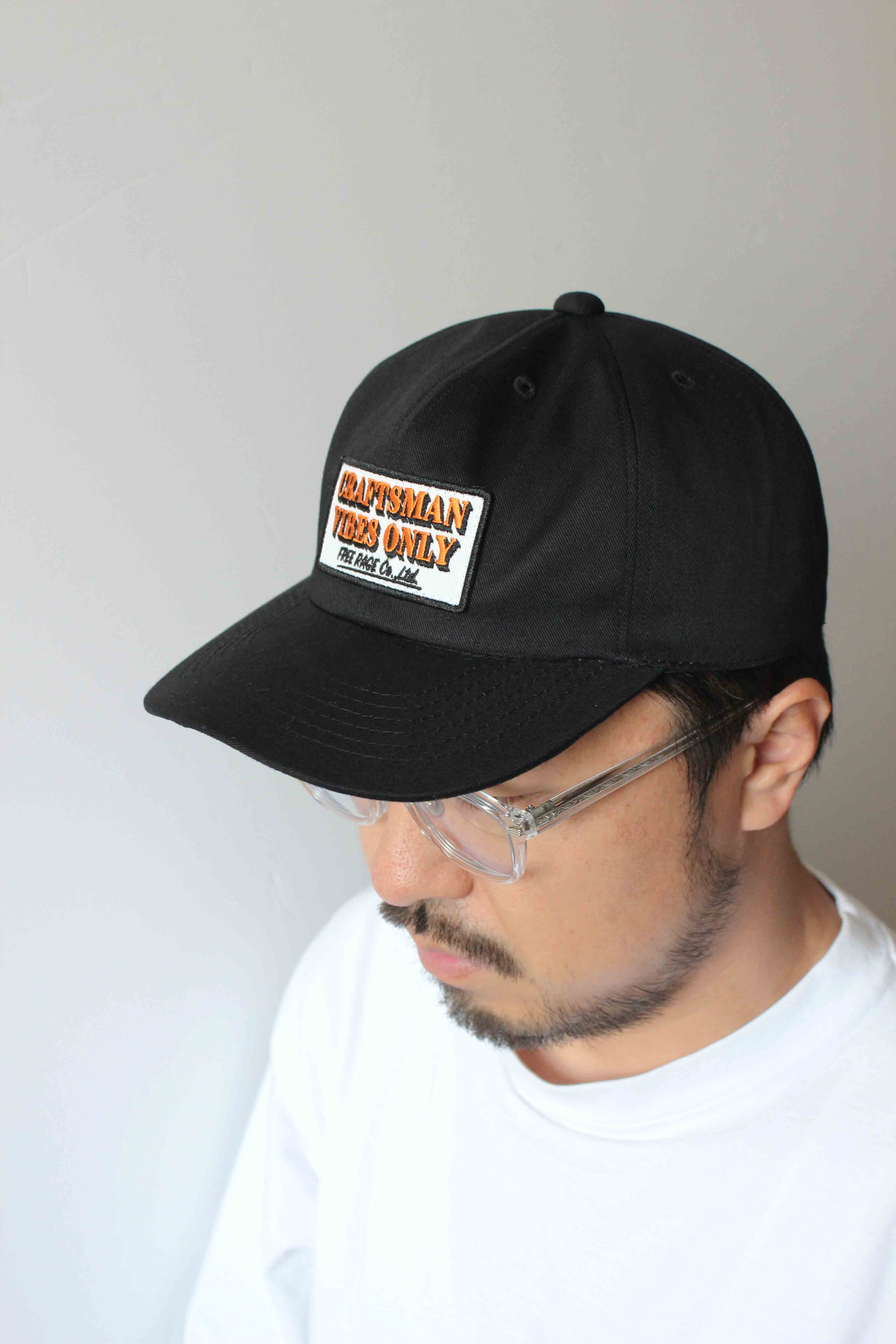 "CRAFTSMAN VIBES ONLY" 6パネルキャップ