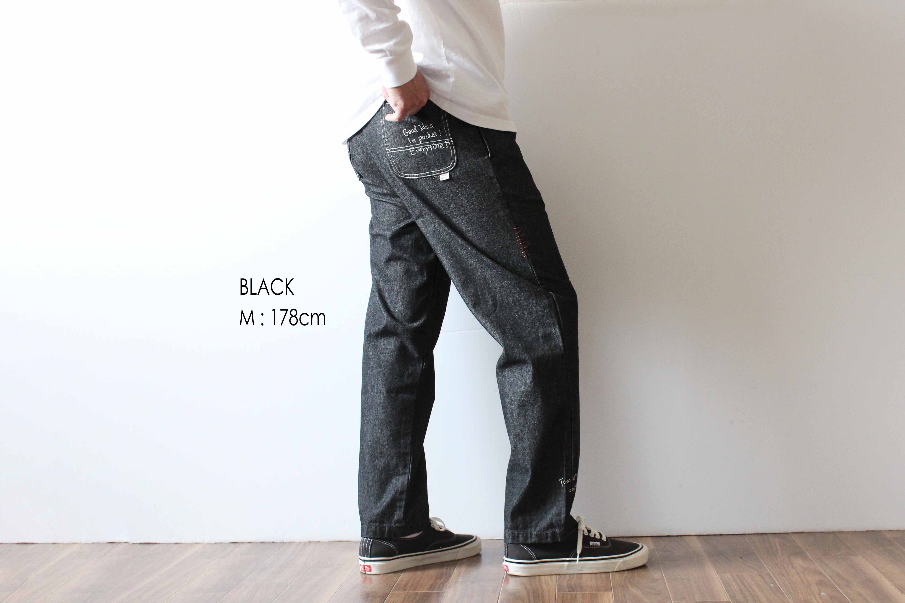 "10oz DENIM" ラフ&タフイージーパンツ -Hand Paint-/CRAFTSMAN VIBES ONLY