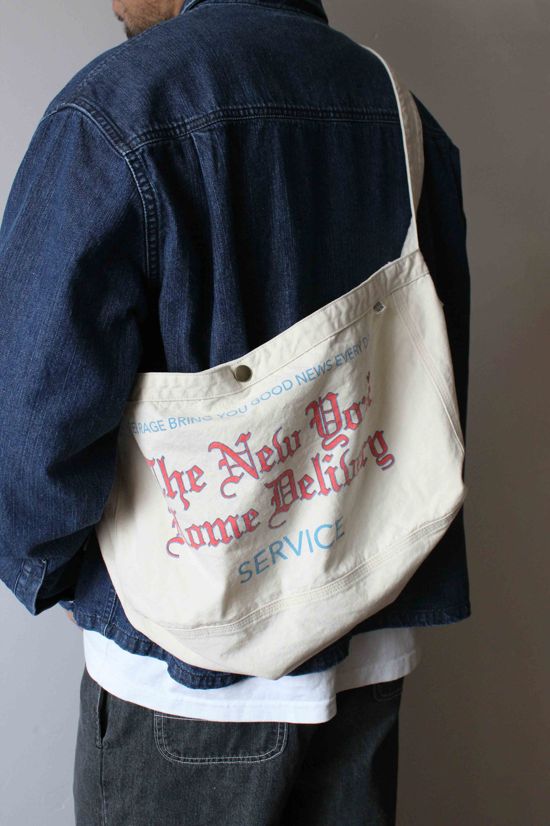 "NewYork" ニュースペーパーバッグ