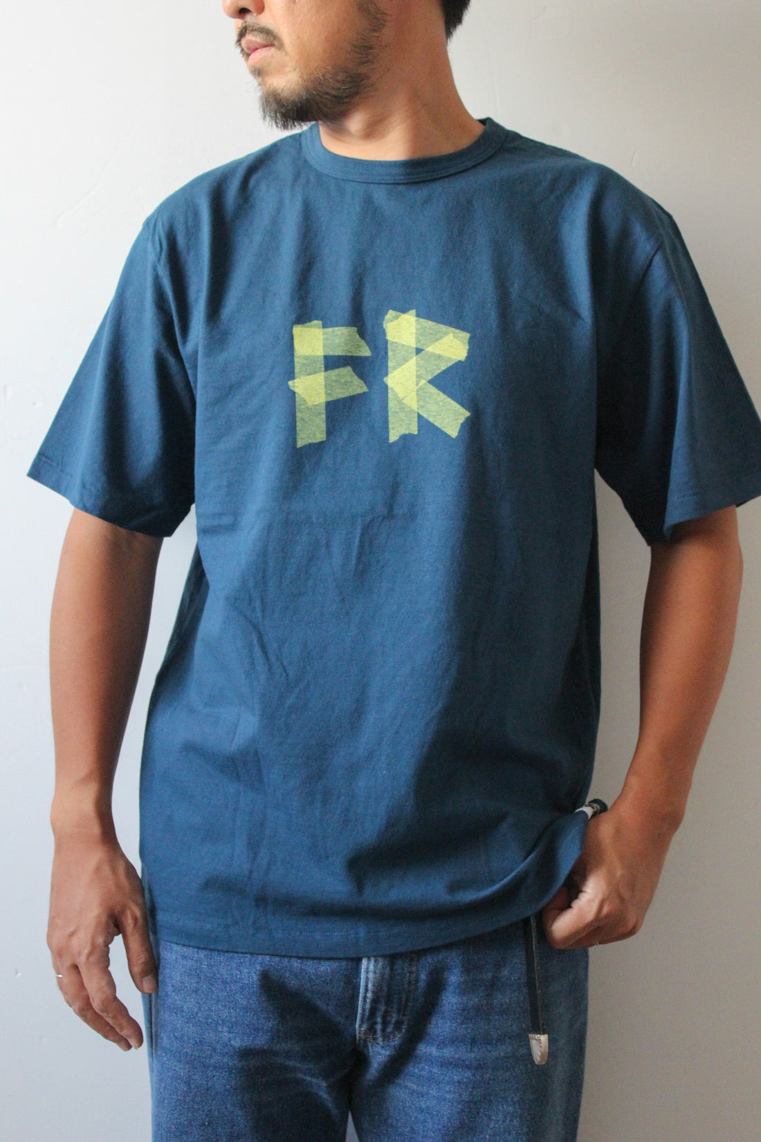 "TAPE PEACE SYMBOL" リサイクルコットンTee/ALL WE NEED IS PEACE