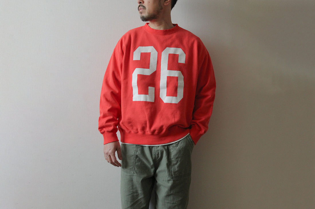 "26"裏毛クルースウェット