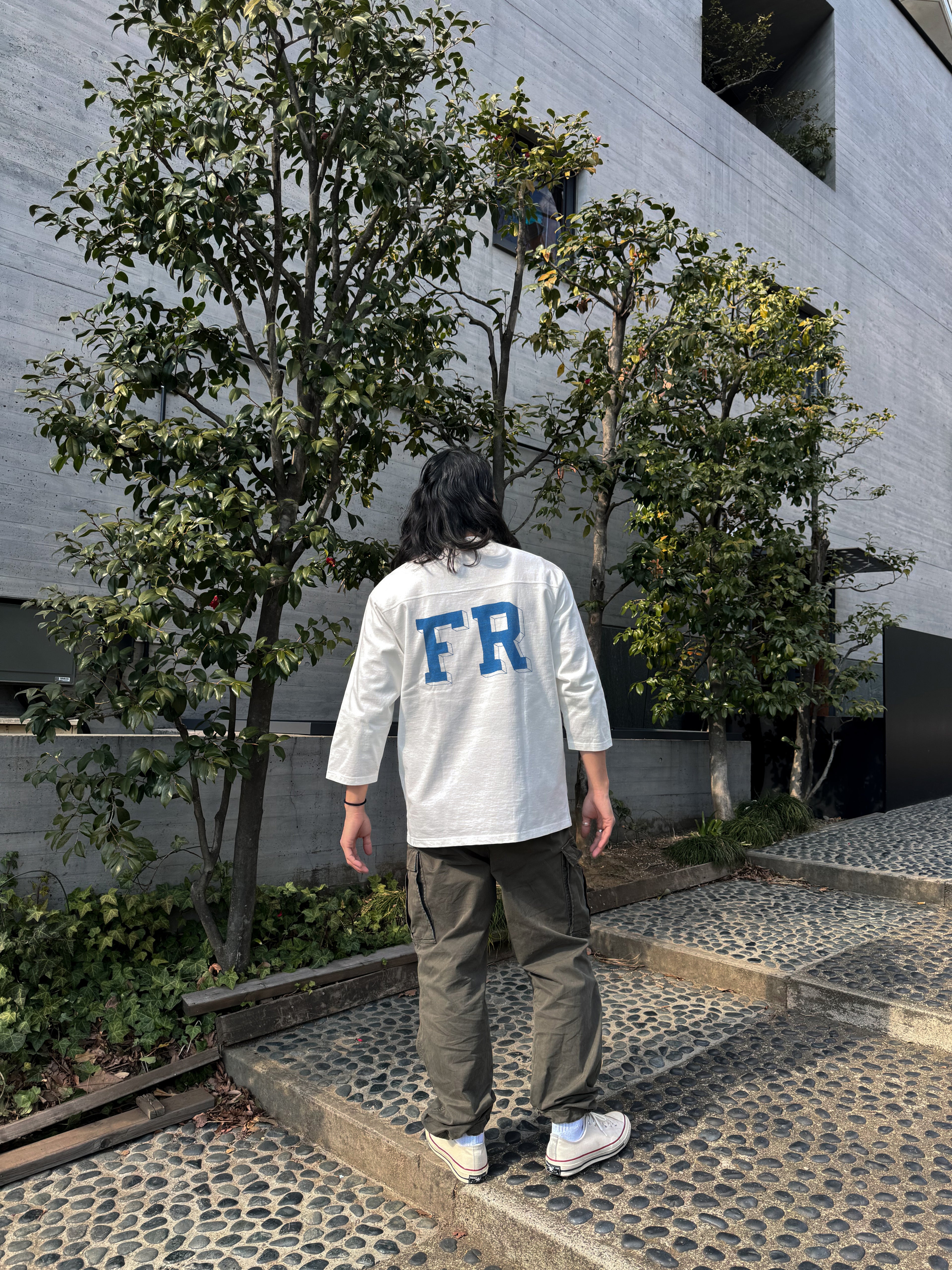 "No.25" フットボール七分袖Tee