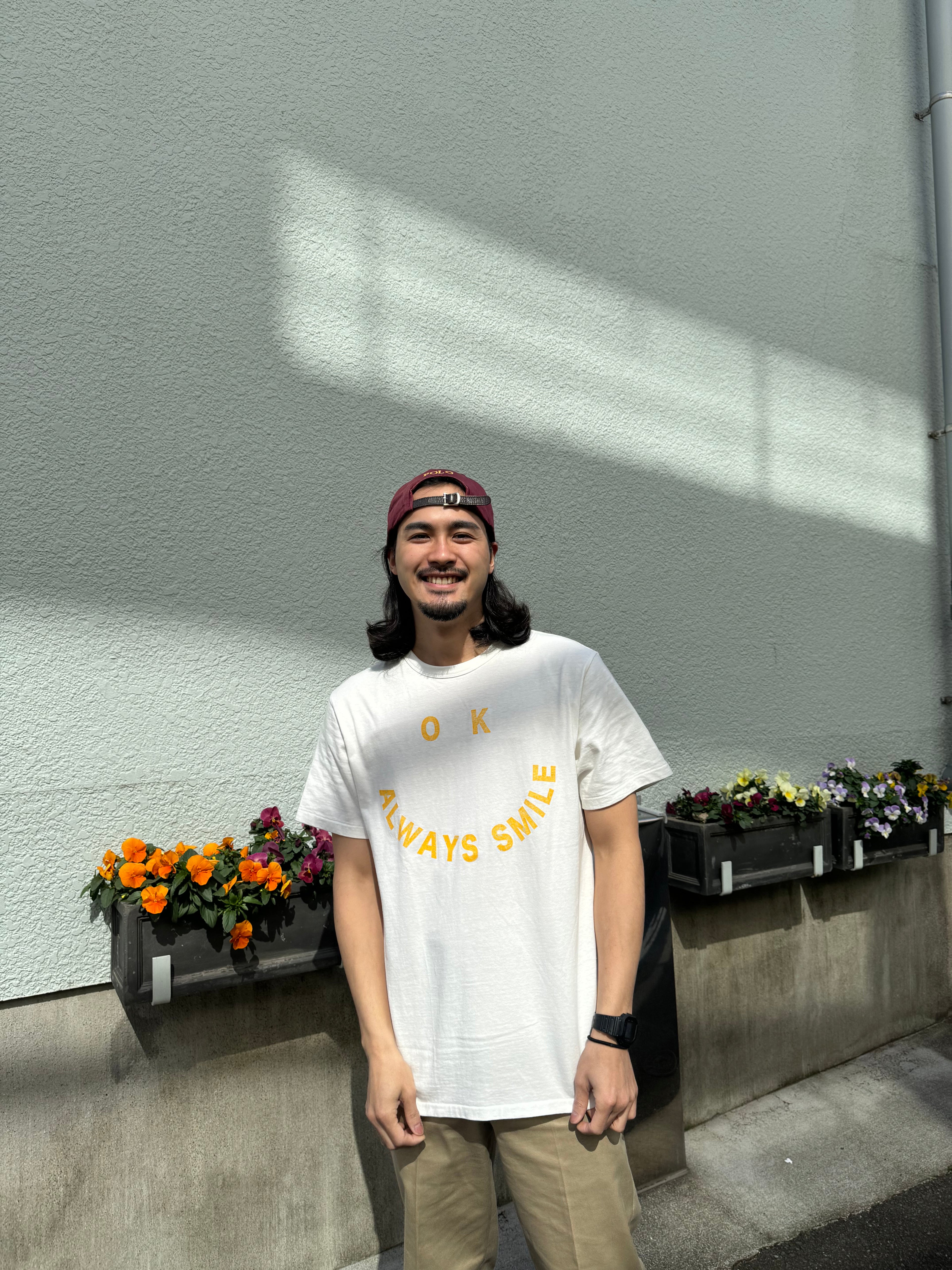 "SMILE" リサイクルコットンTee