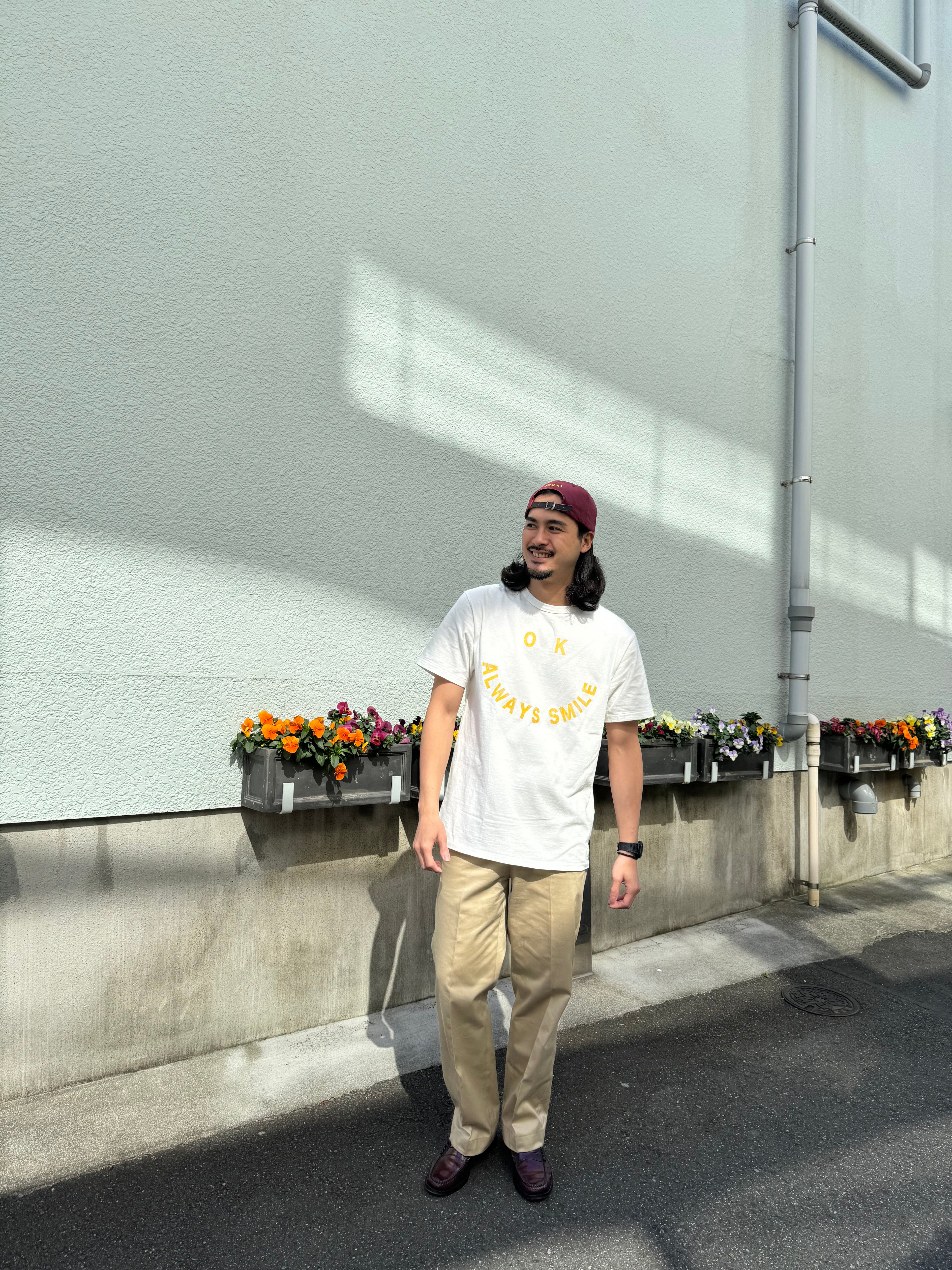 "SMILE" リサイクルコットンTee