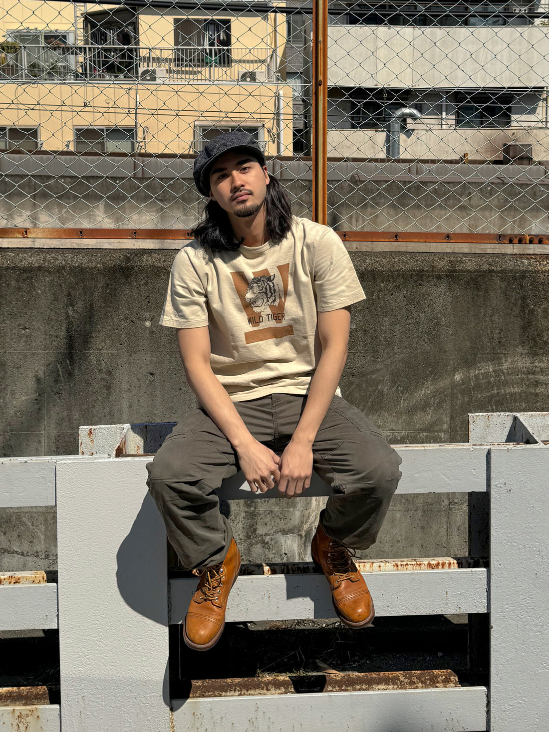 "WILD TIGER" リサイクルコットンTee