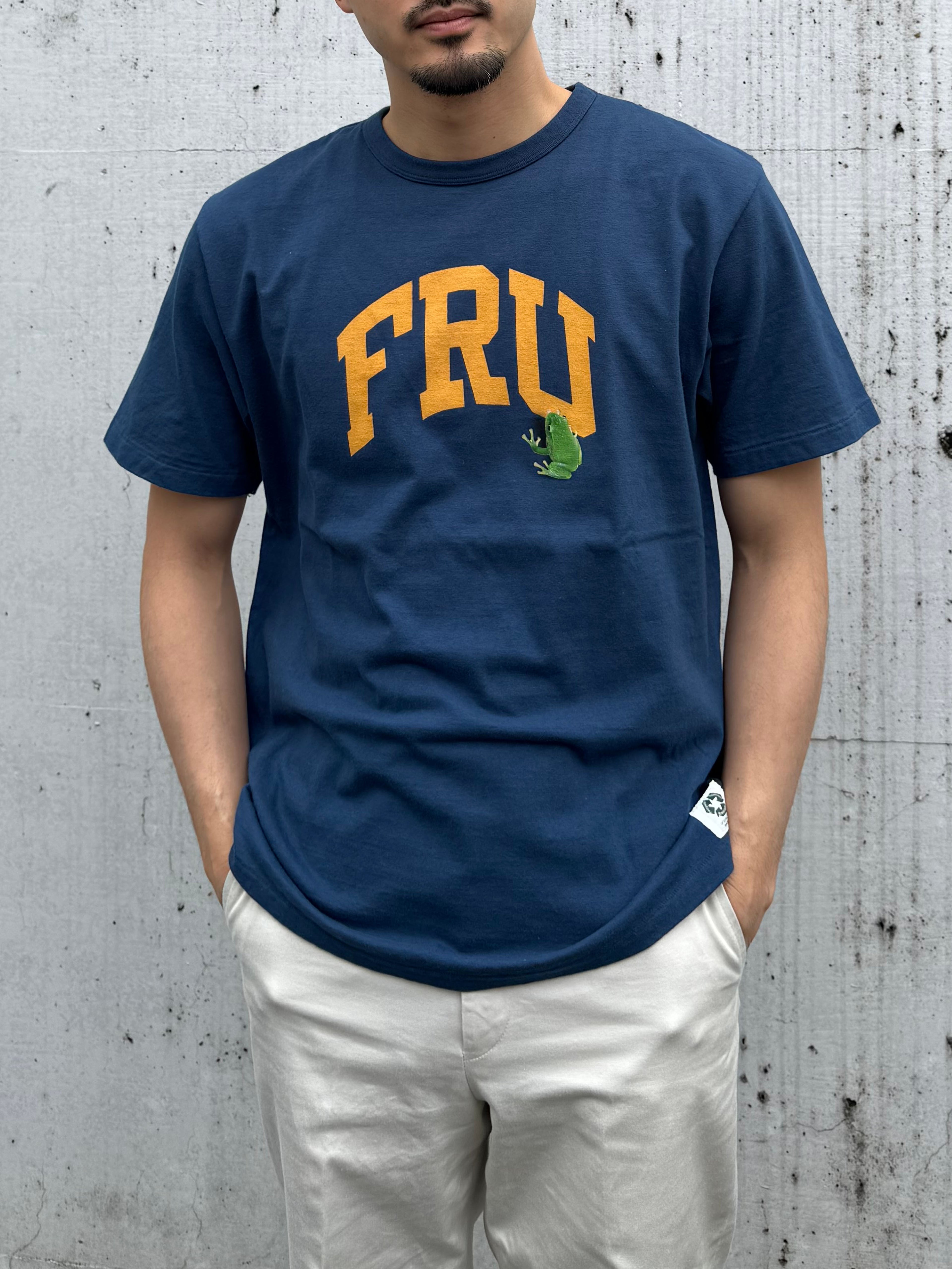 "アオガエル" 職人Tee -FRU Logo ver,-