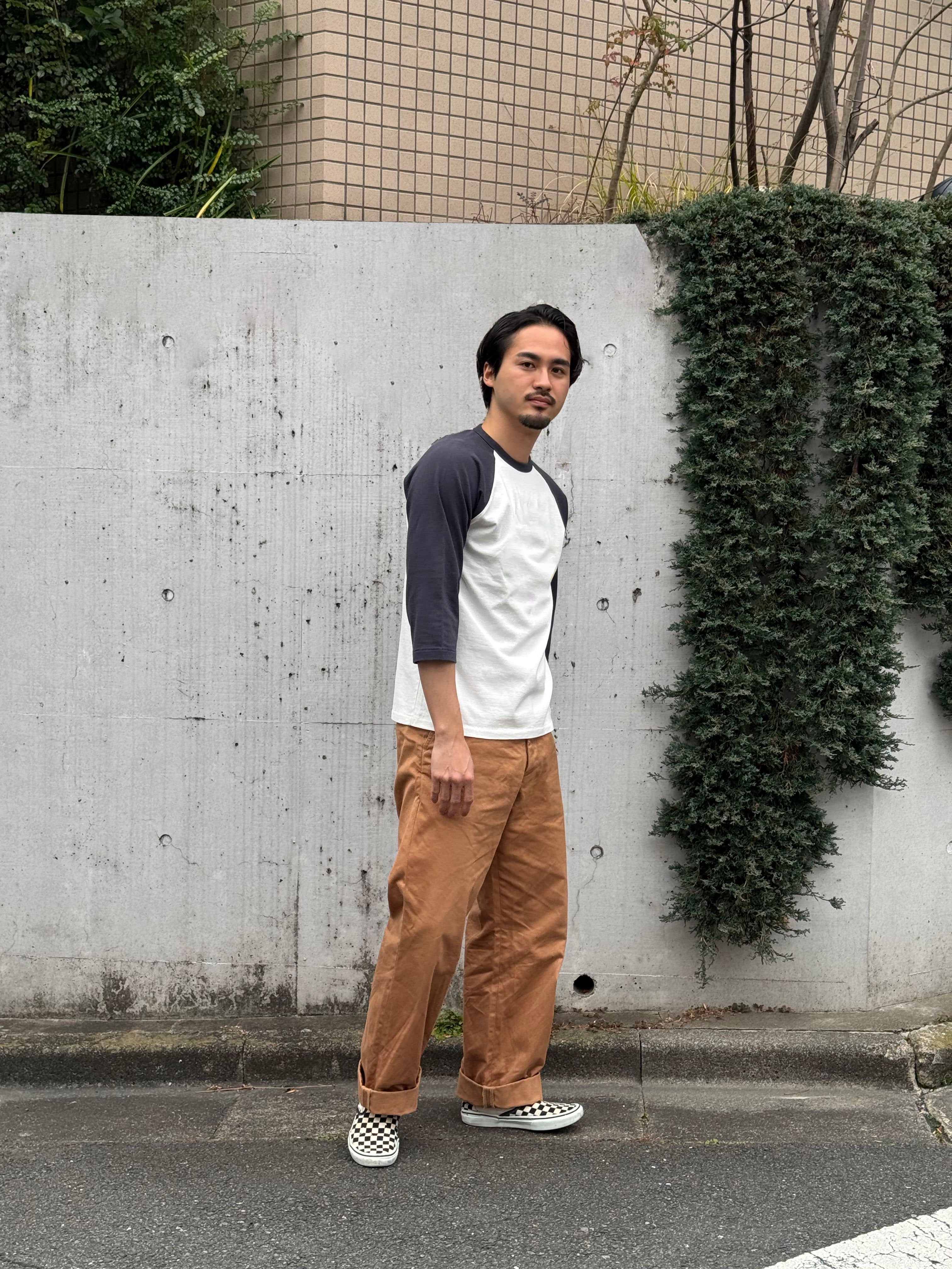 "CRAFTSMAN VIBES ONLY" ラグラン七部袖Tee