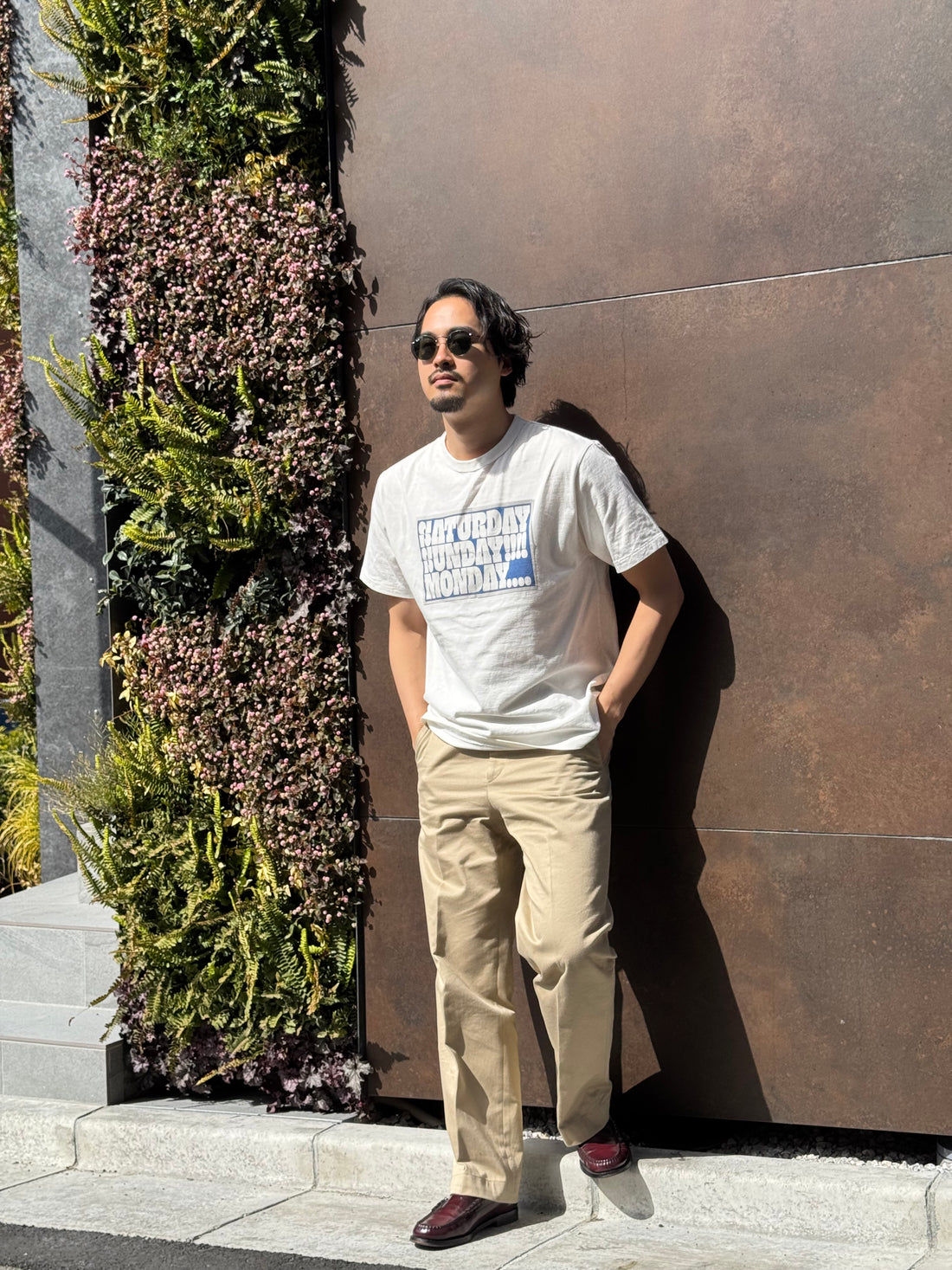 "WEEKEND vol.2" リサイクルコットンTee