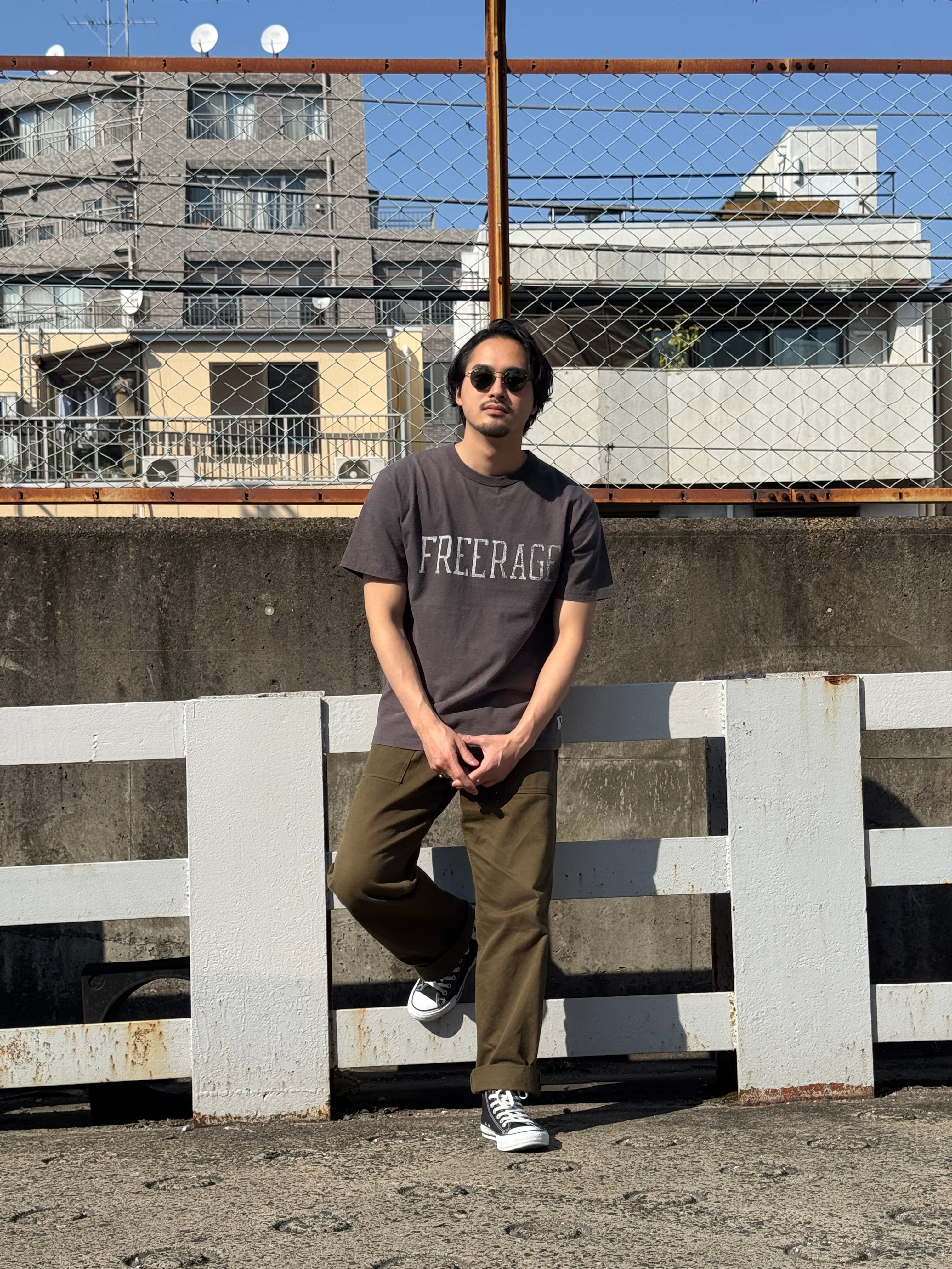 【サンプル】"FREE RAGE" ユーズドライクTee