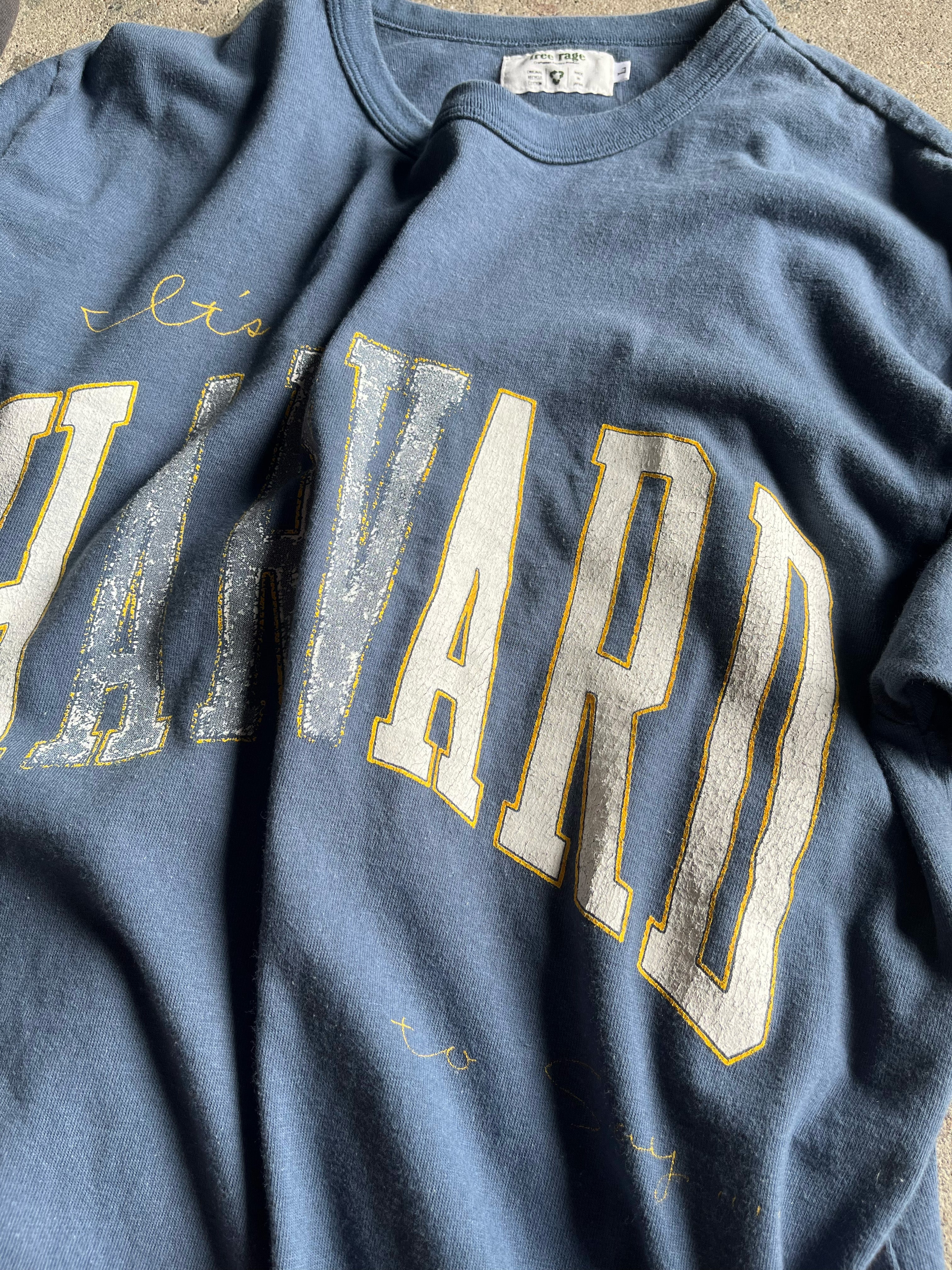 "NOT HARVARD" ユーズドライクTee