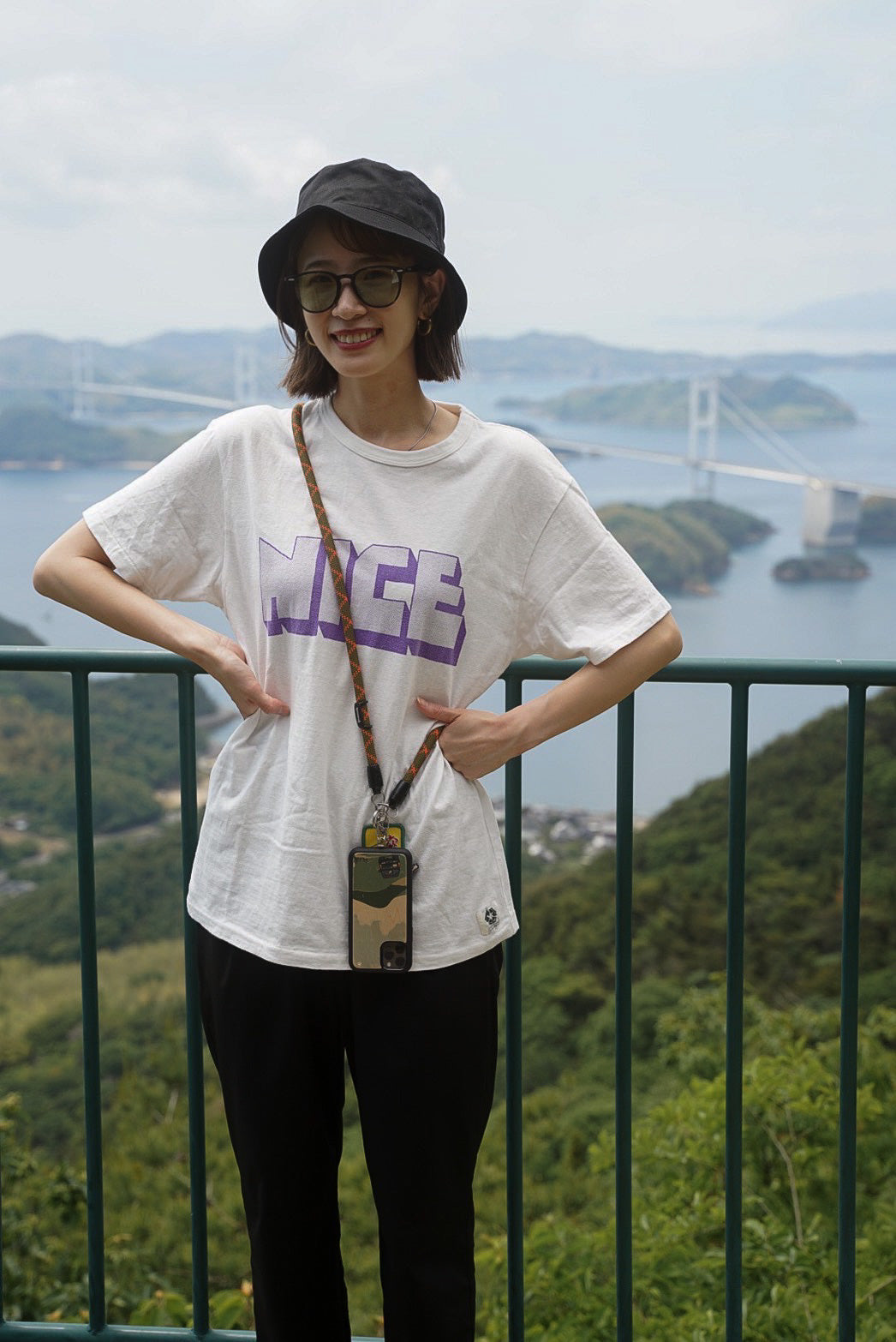 "NICE" リサイクルコットンTee