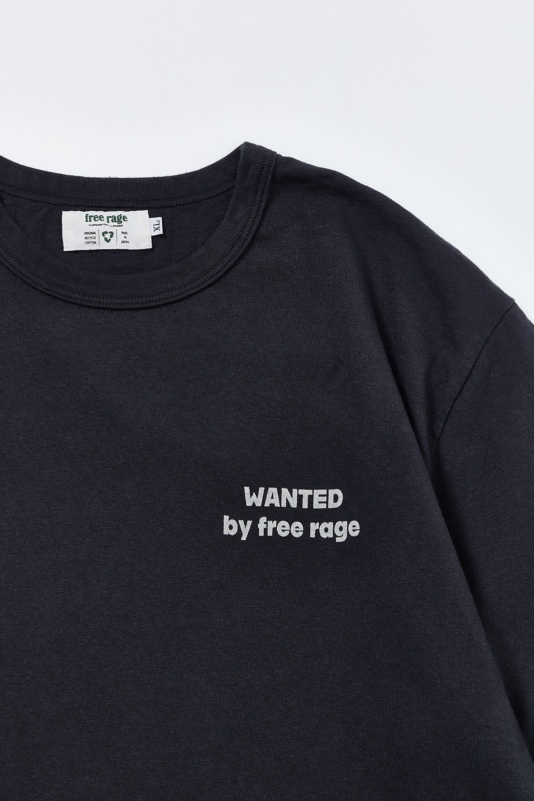 "WANTED" リサイクルコットンTee