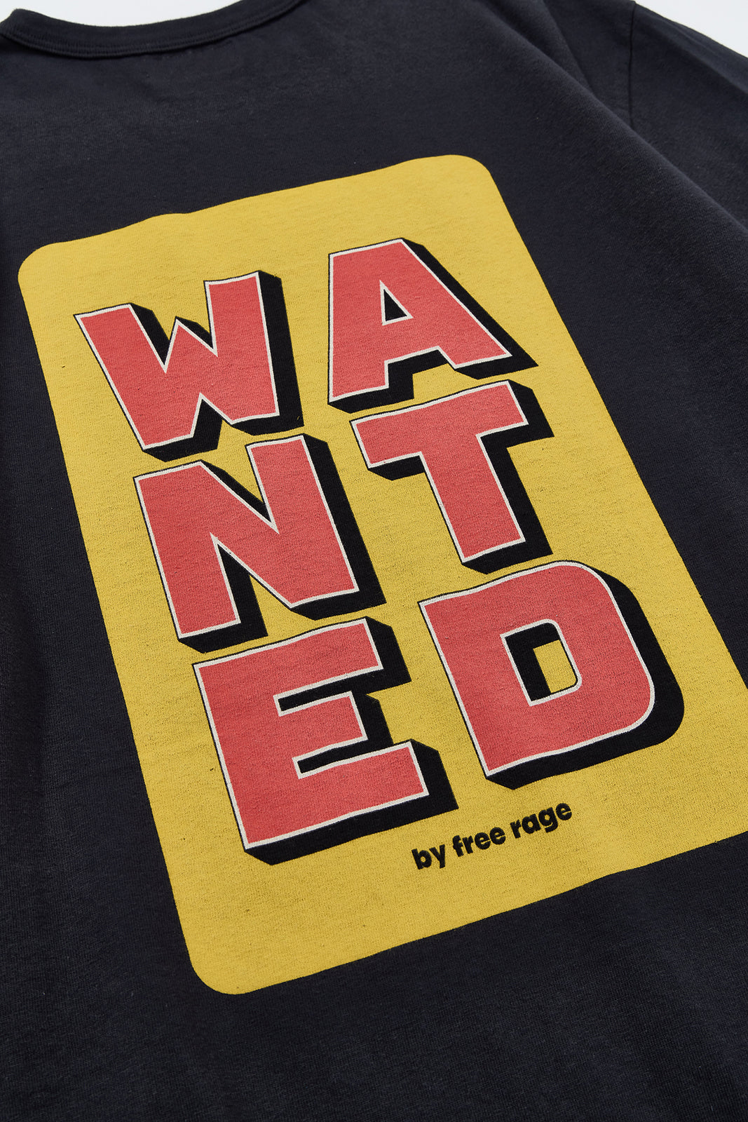"WANTED" リサイクルコットンTee