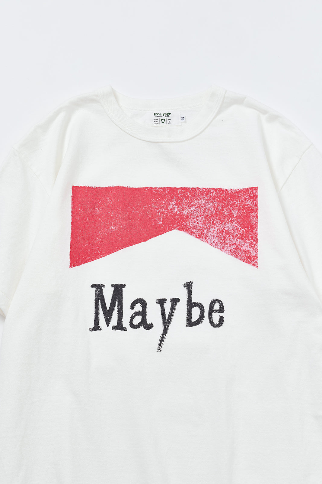 "Maybe" リサイクルコットンTee