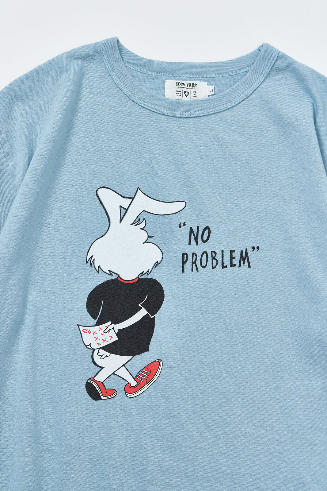 "NO PROBLEM" リサイクルコットンTee