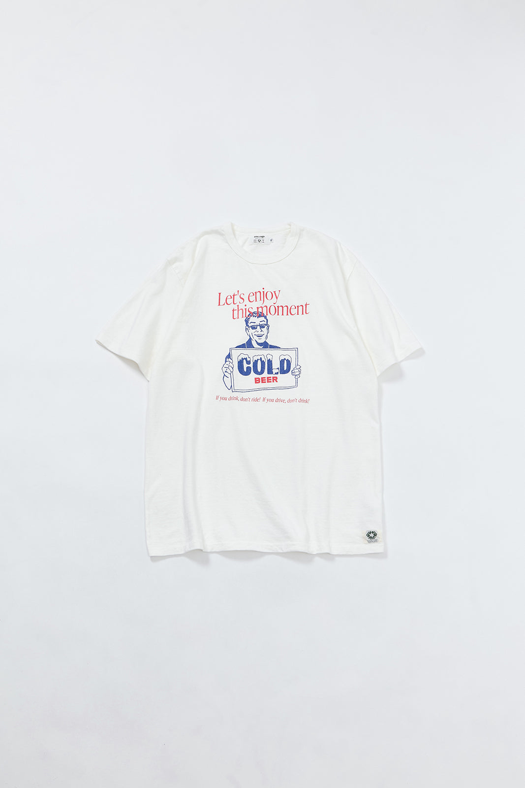 "COLD BEER" リサイクルコットンTee