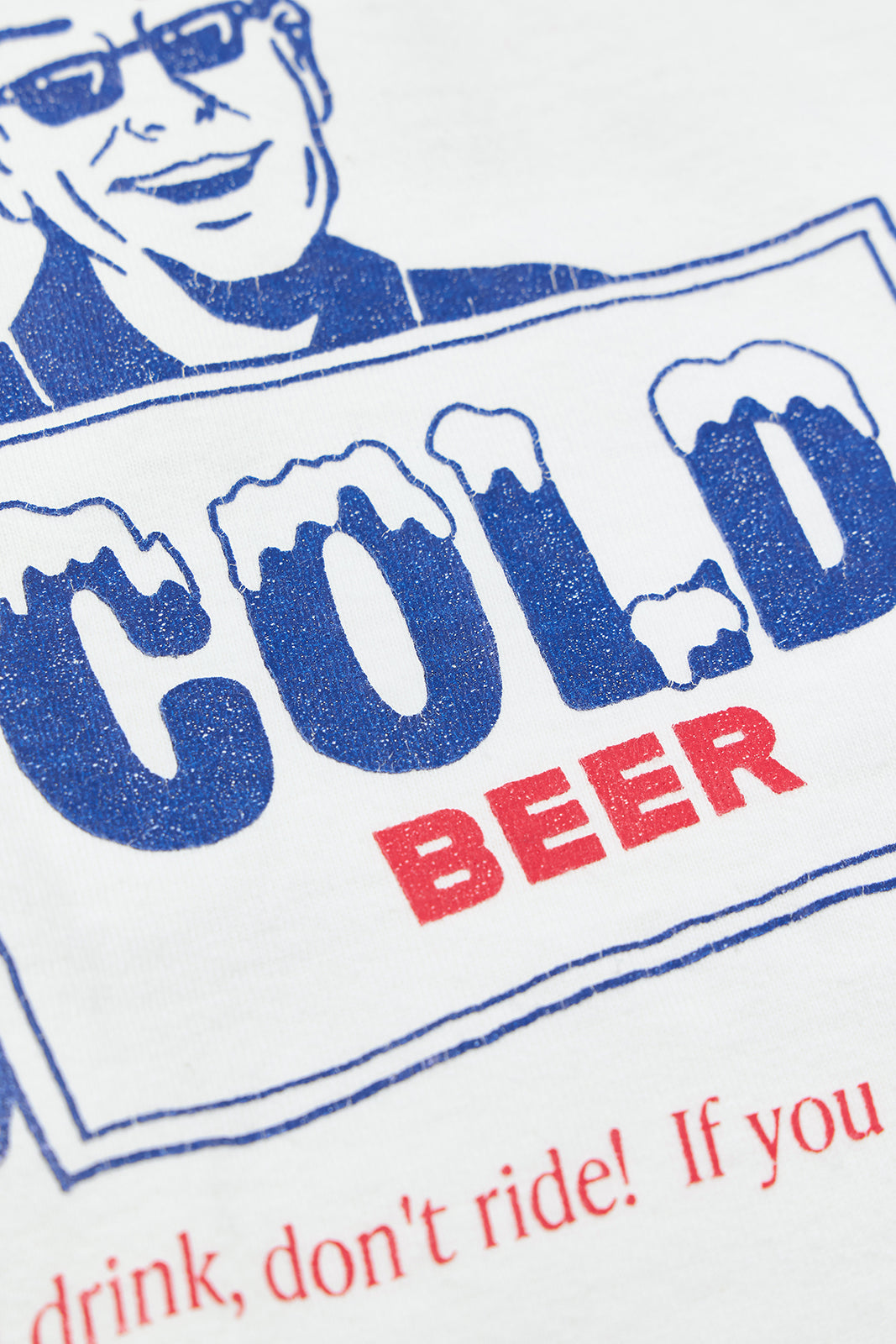 "COLD BEER" リサイクルコットンTee