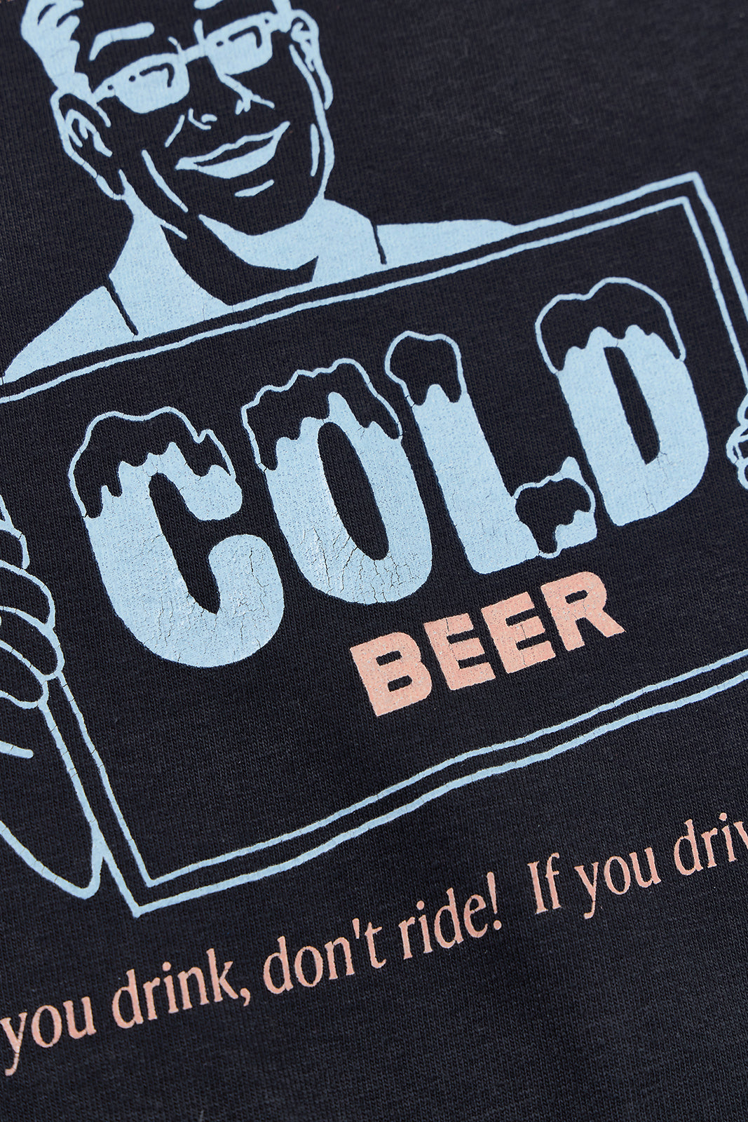"COLD BEER" リサイクルコットンTee
