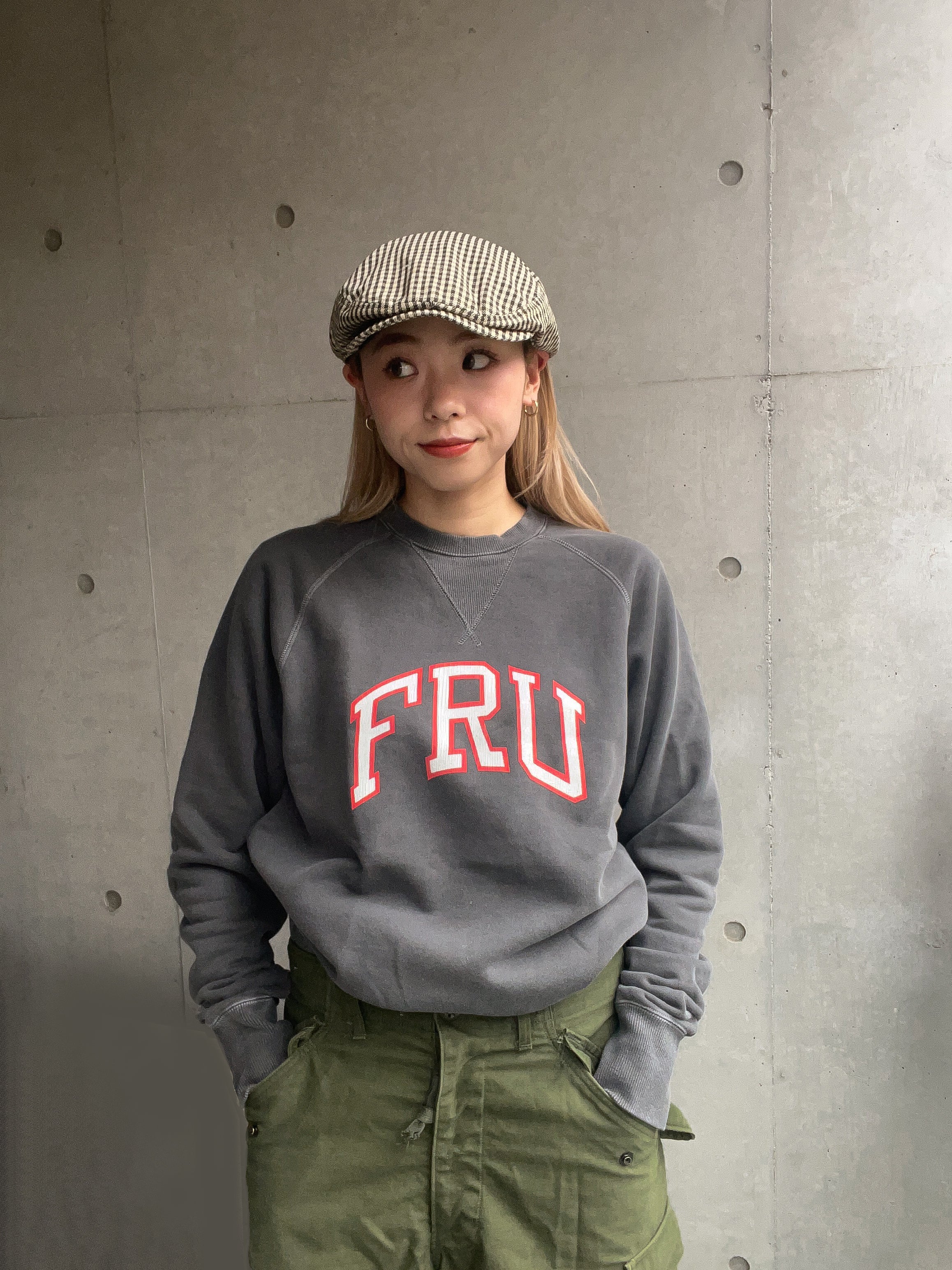 "FRU" ヴィンテージスウェット