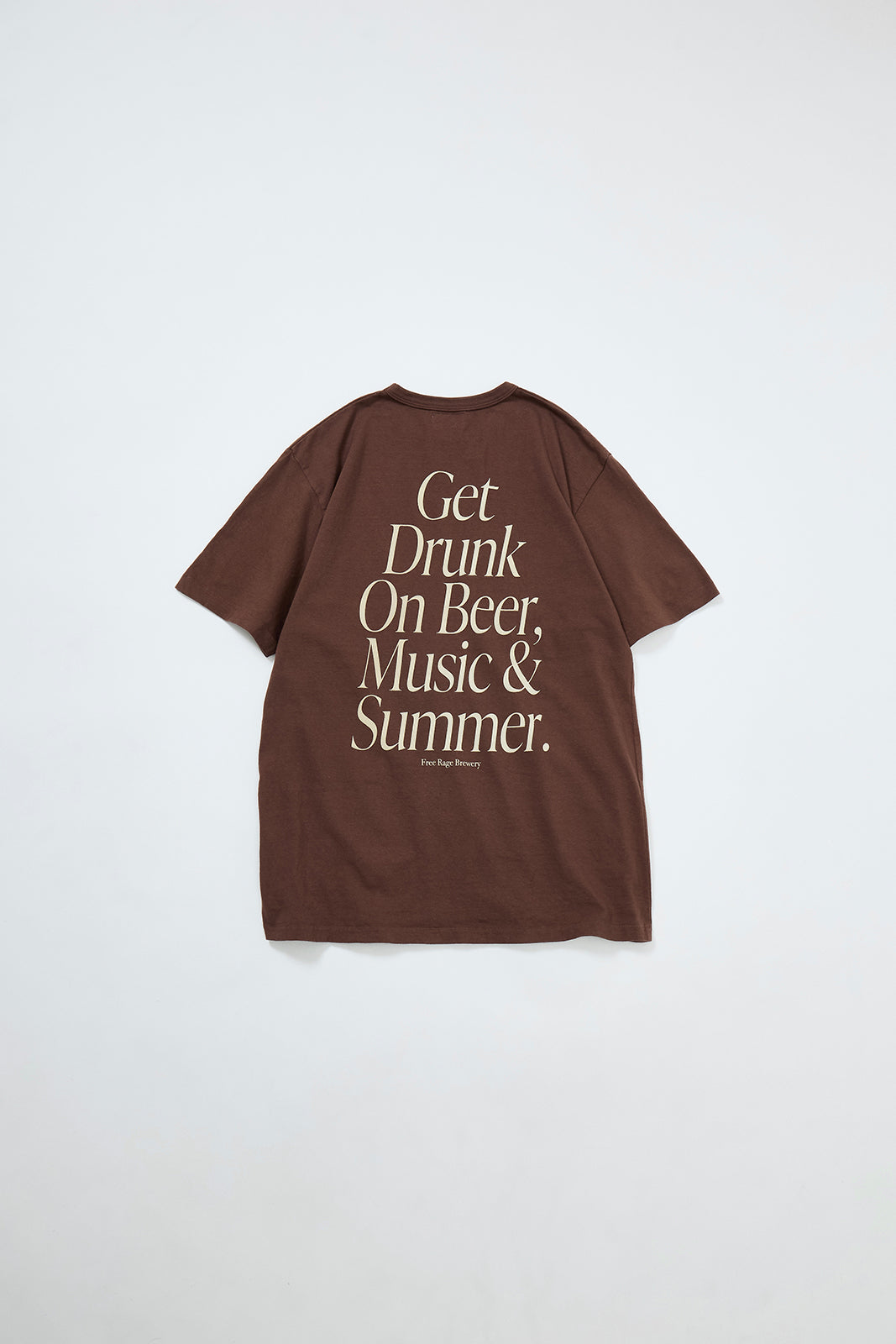 "Get Drunk" リサイクルコットンTee