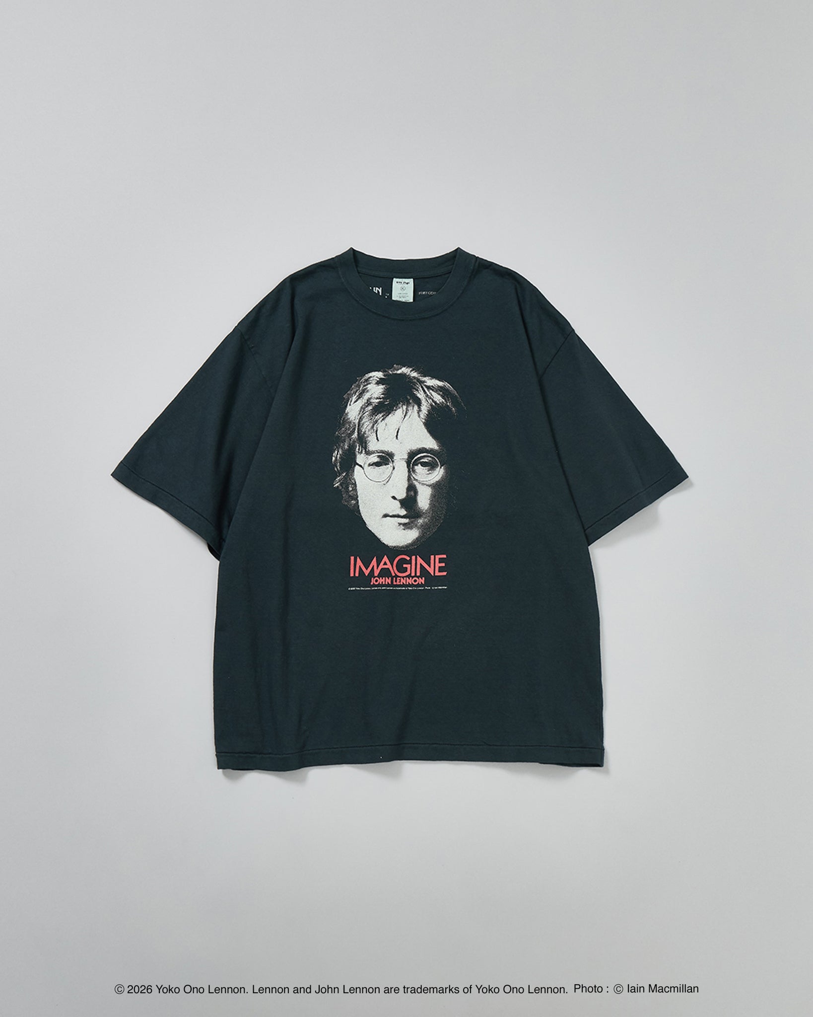 【John Lennon×free rage】Portrait リサイクルコットン半袖Tシャツ