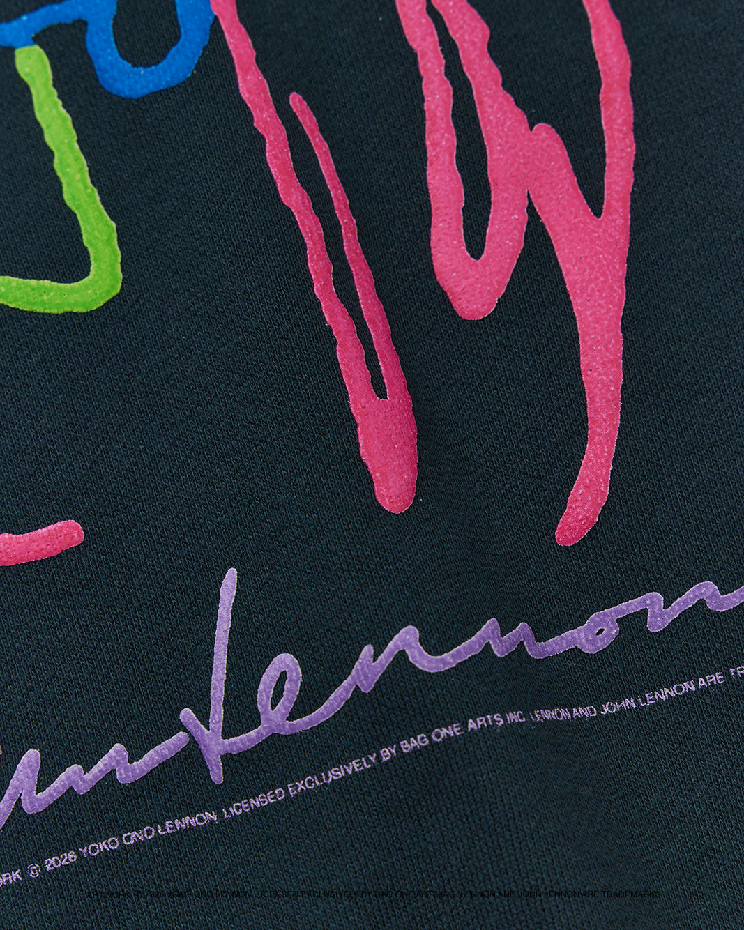 【John Lennon×free rage】ART Raglan Crew Sweat