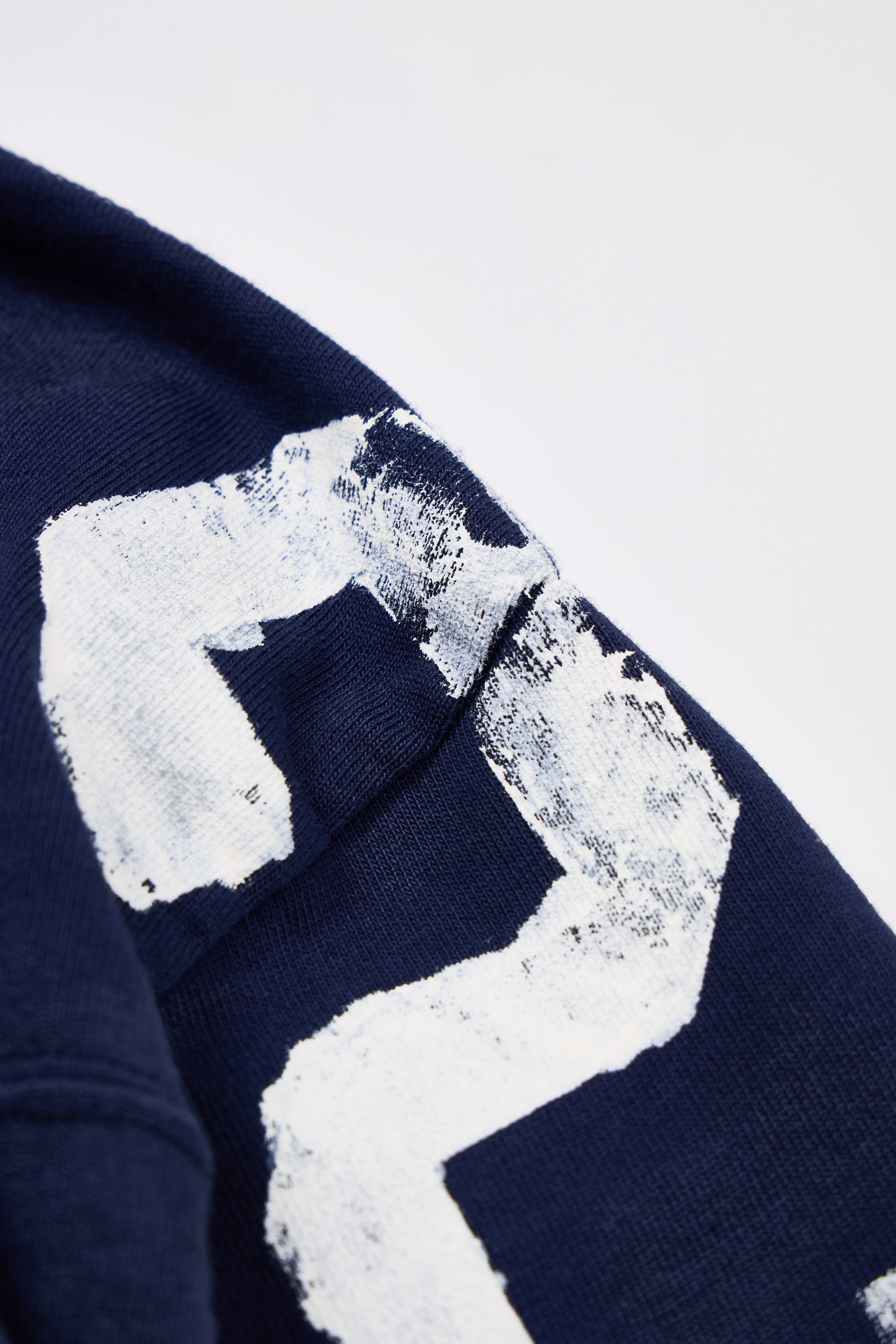 【受注予約】ハンドクラフト ラフ&タフ フットボール長袖Tシャツ/Number Roller Paint