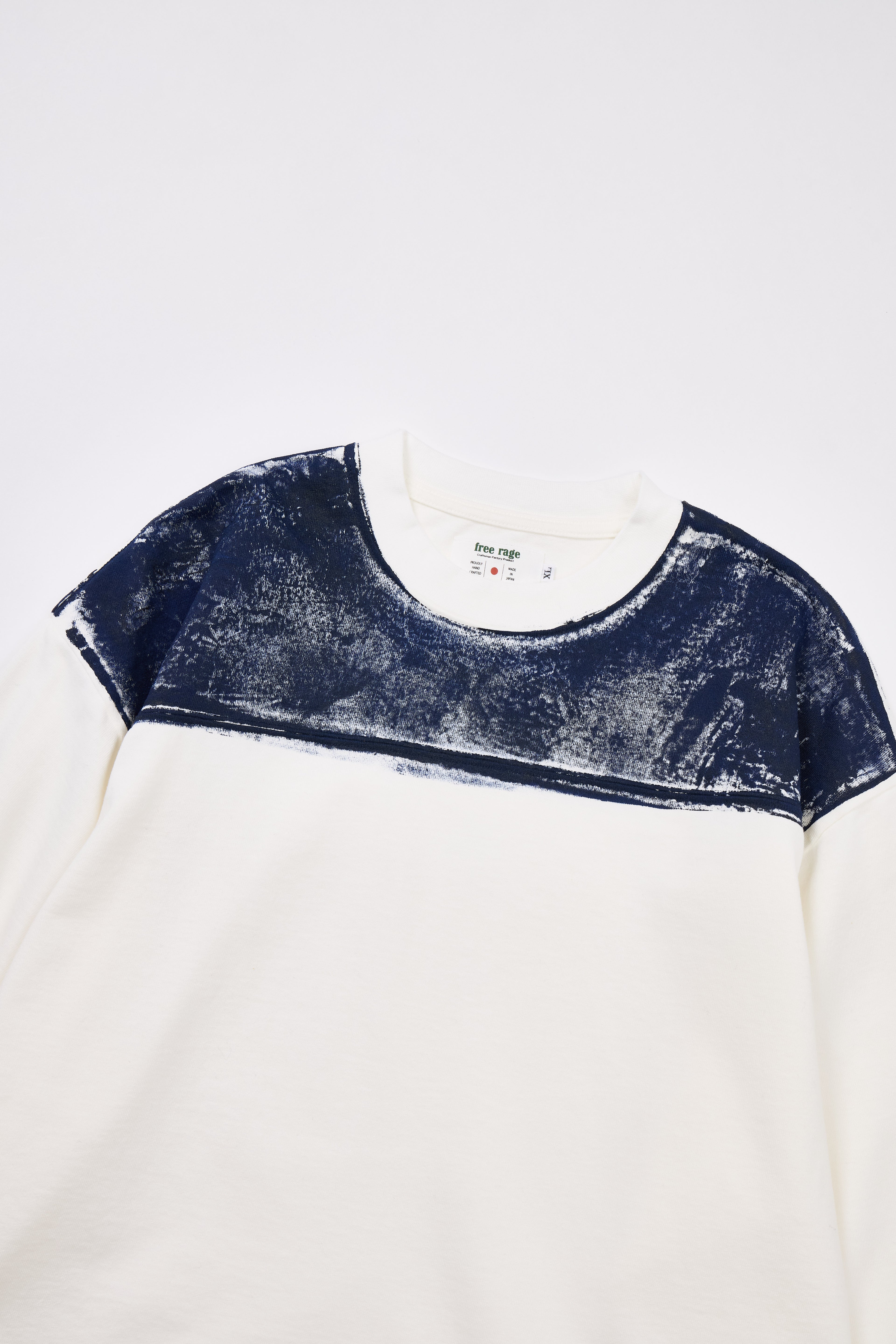 【受注予約】ハンドクラフト ラフ&タフ フットボール長袖Tシャツ/York Roller Paint