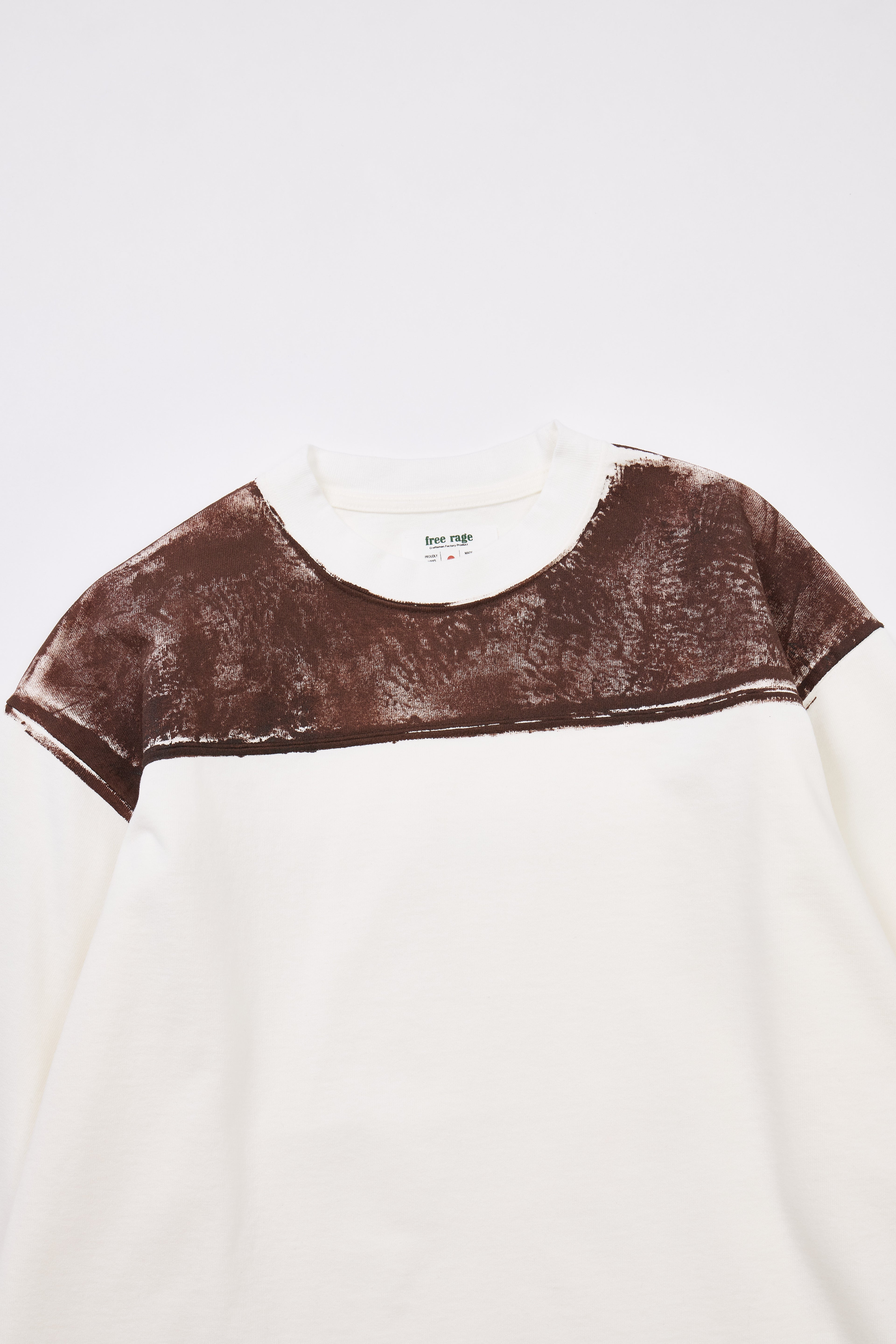 【受注予約】ハンドクラフト ラフ&タフ フットボール長袖Tシャツ/York Roller Paint