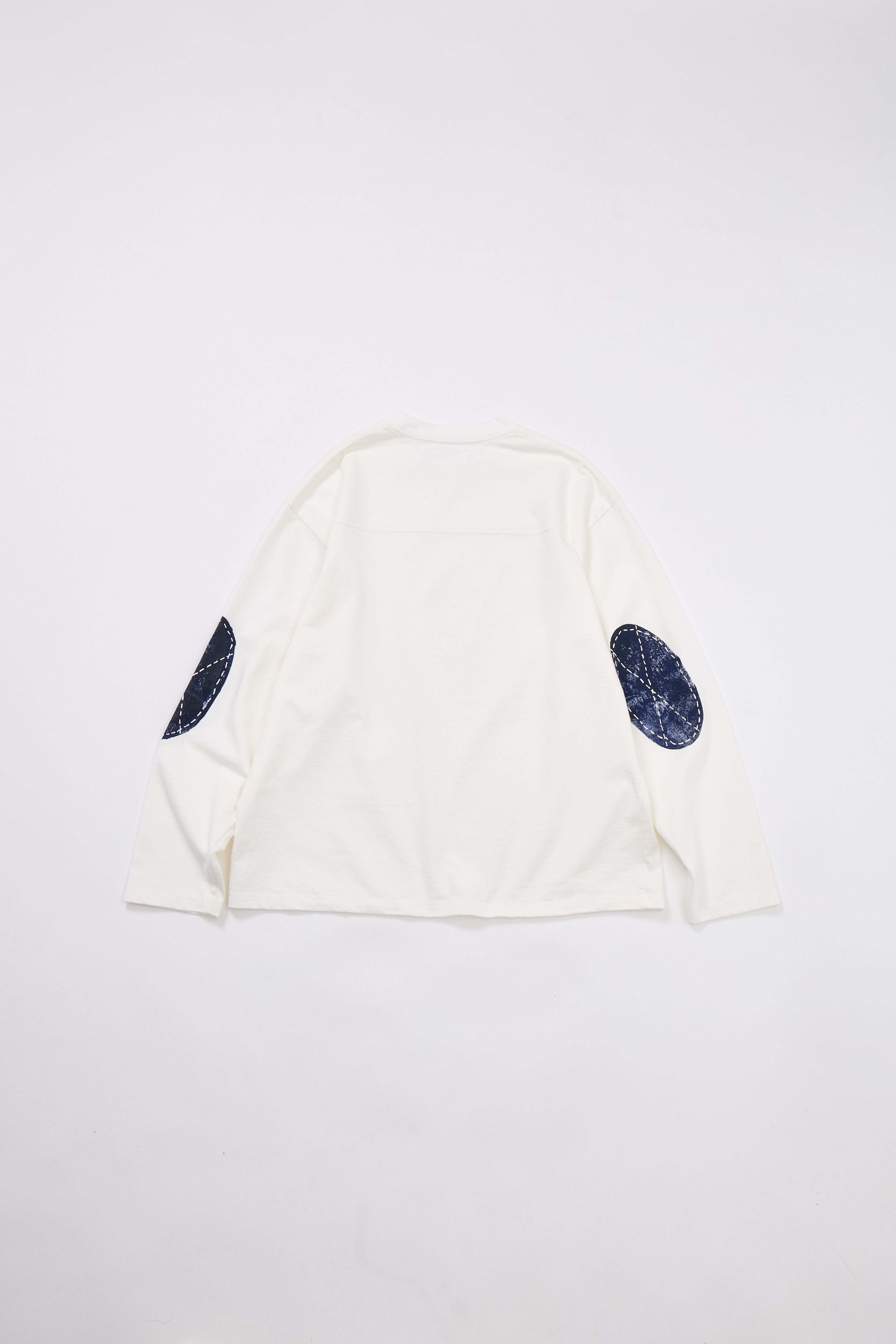 【受注予約】ハンドクラフト ラフ&タフ フットボール長袖Tシャツ/Patch Hand Paint