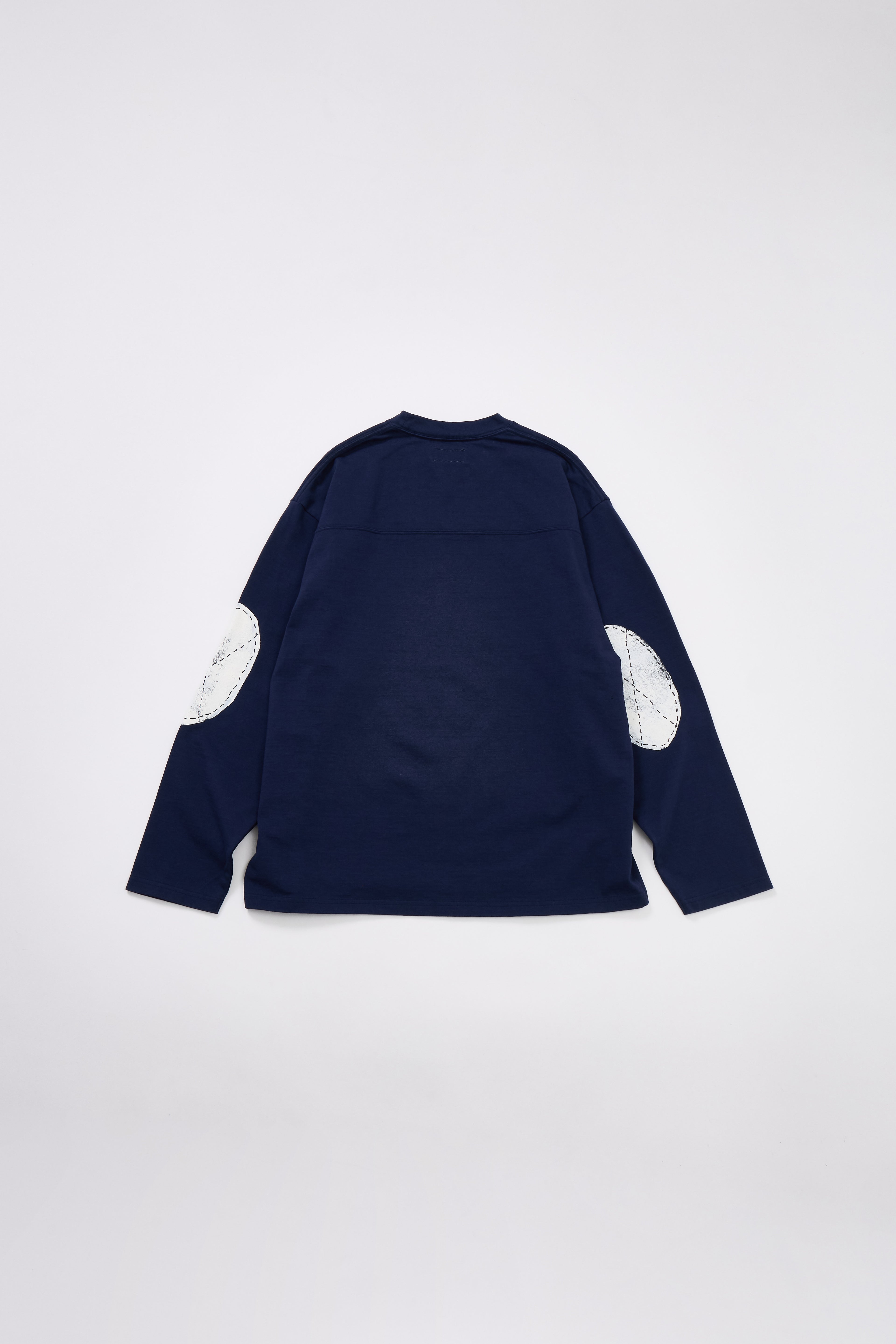 【受注予約】ハンドクラフト ラフ&タフ フットボール長袖Tシャツ/Patch Hand Paint