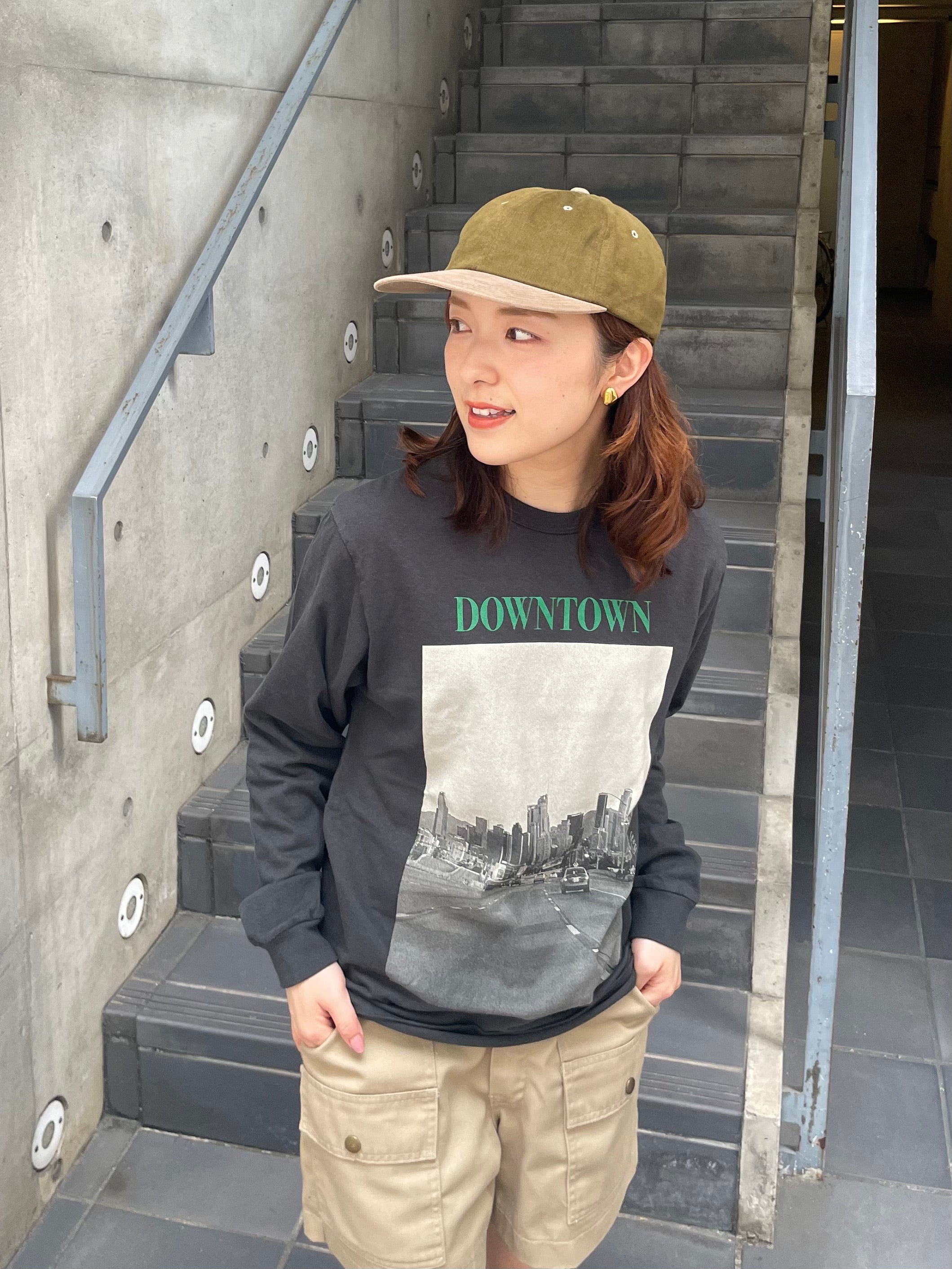"DOWNTOWN" リサイクルコットンTee