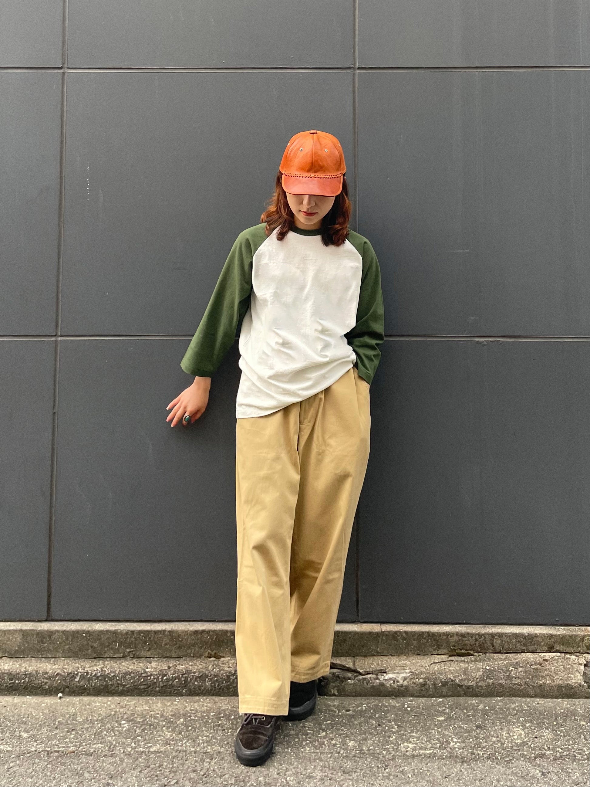 "CRAFTSMAN VIBES ONLY" ラグラン七部袖Tee