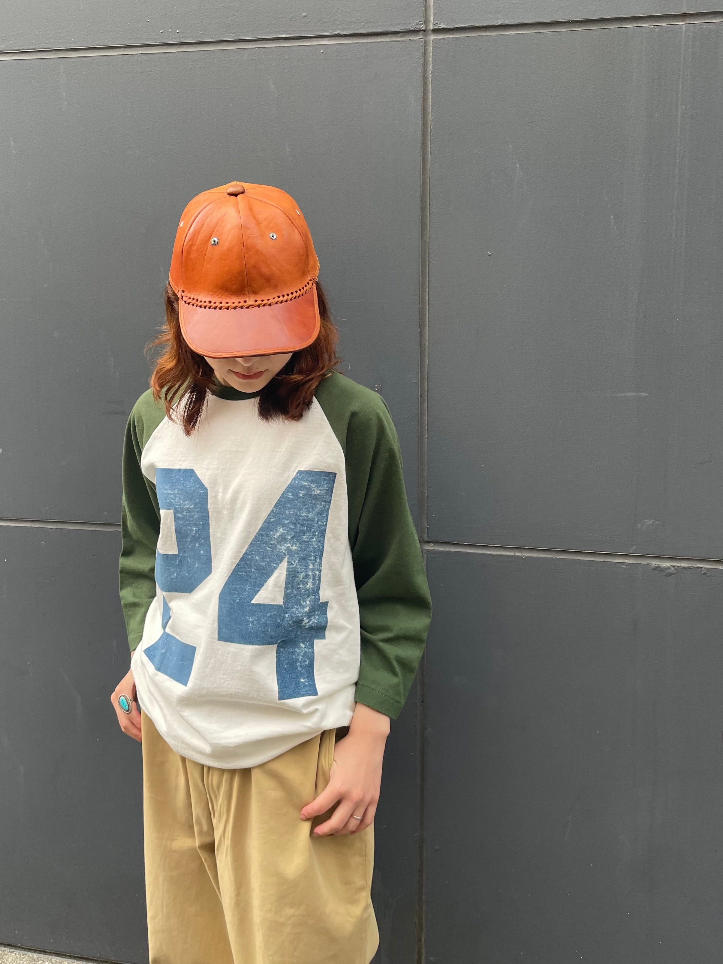"No.24" ラグラン七部袖Tee