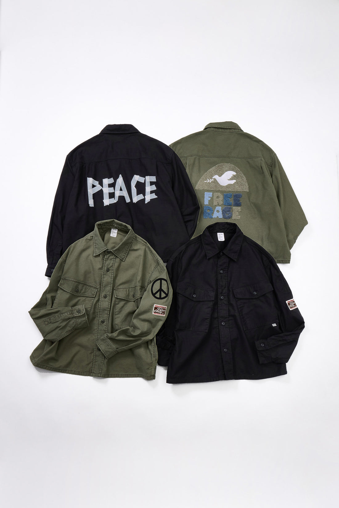 "BACK SATEEN" ユーティリティシャツ/CUSTOM ver,