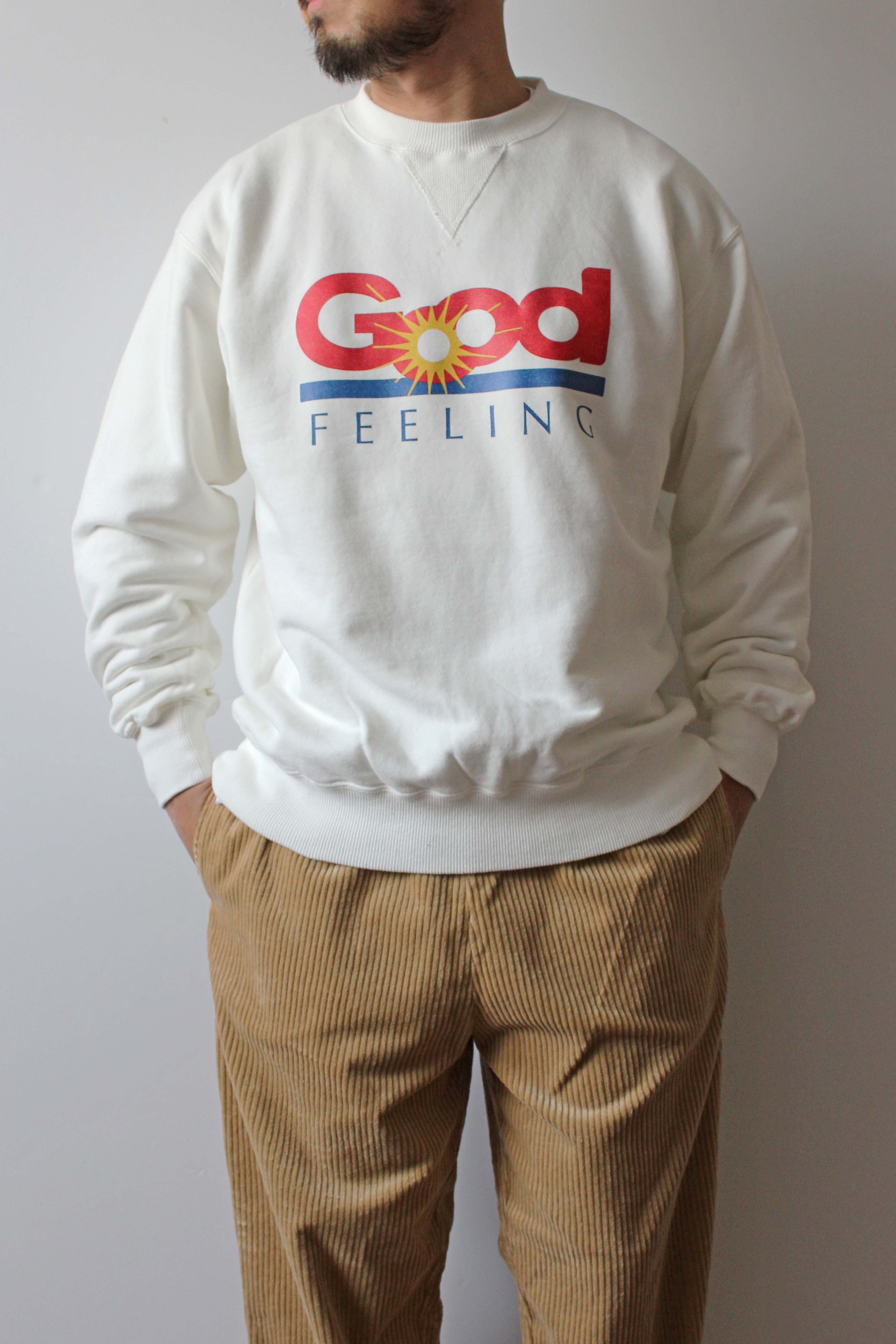 "GOOD FEELING" クラシッククルースウェット