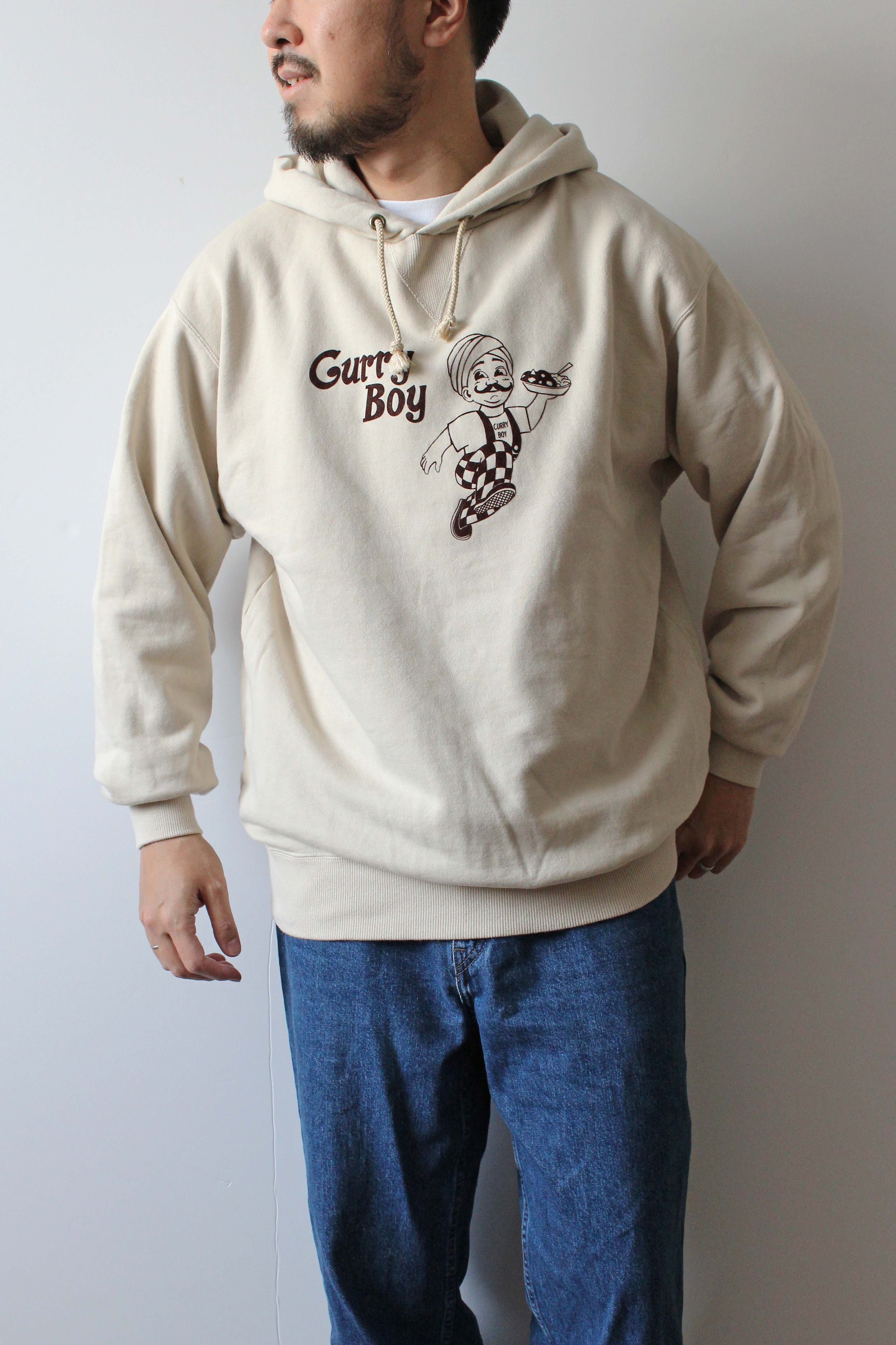 "Curry Boy" P/Oパーカースウェット