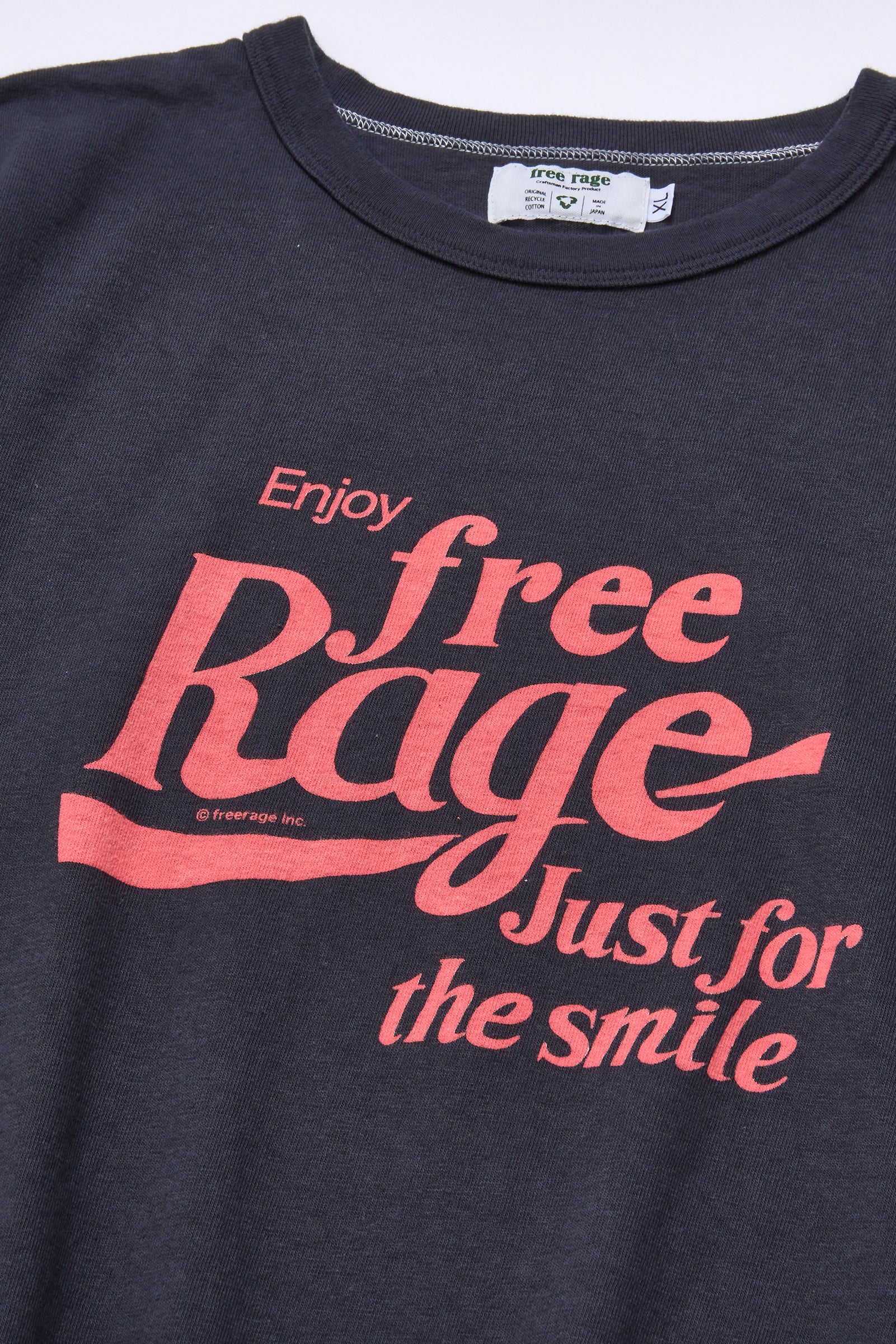 "Enjoy" リサイクルコットンTee