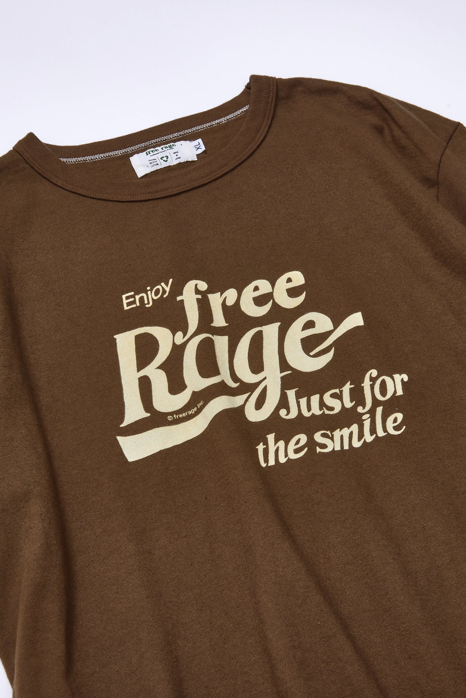 "Enjoy" リサイクルコットンTee