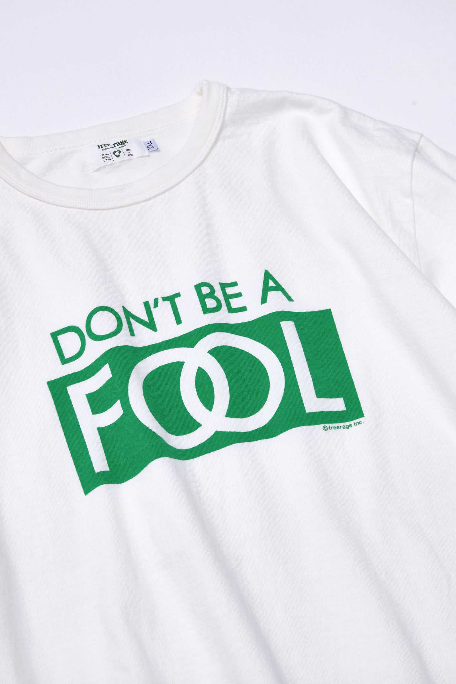 "FOOL" リサイクルコットンTee