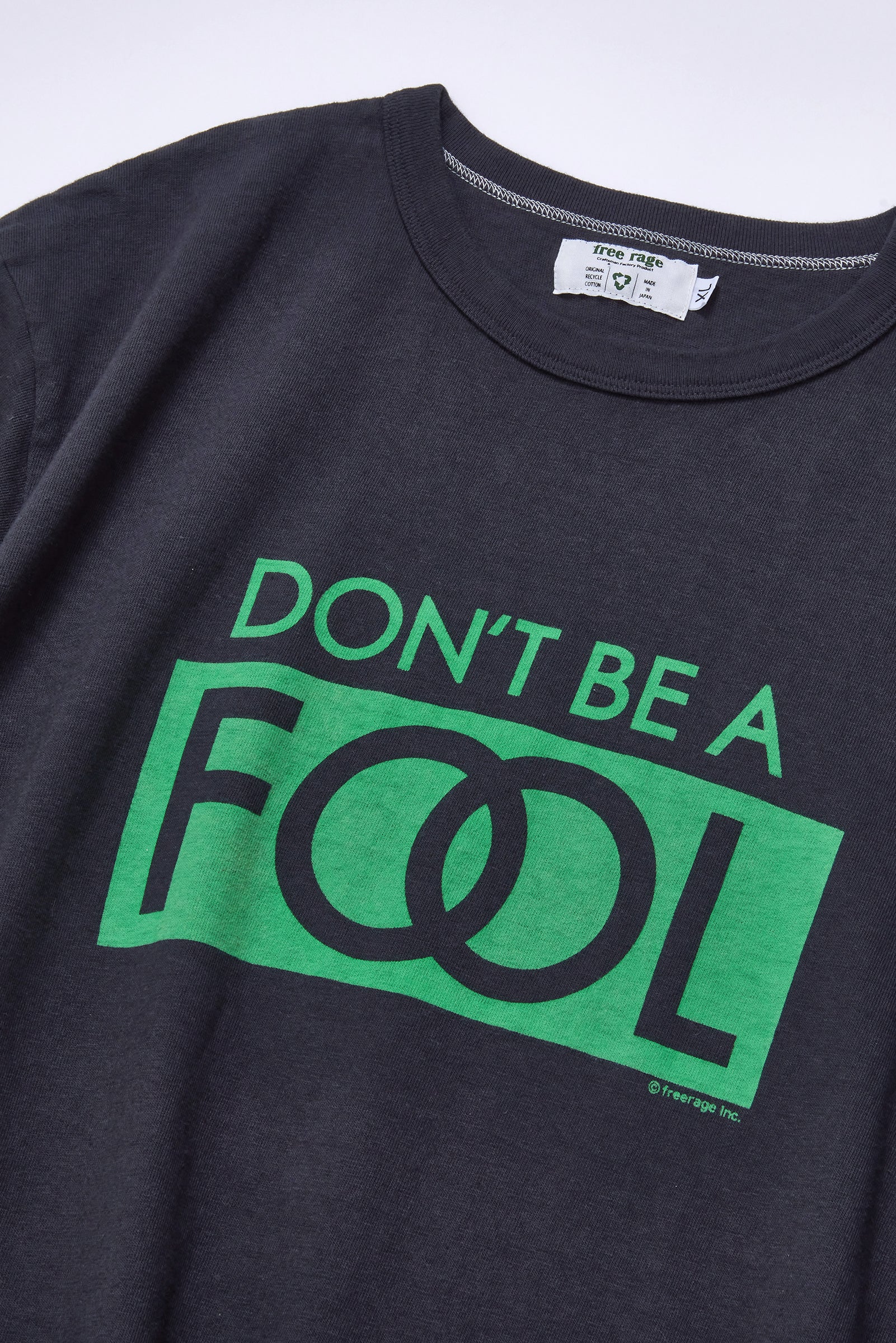 "FOOL" リサイクルコットンTee