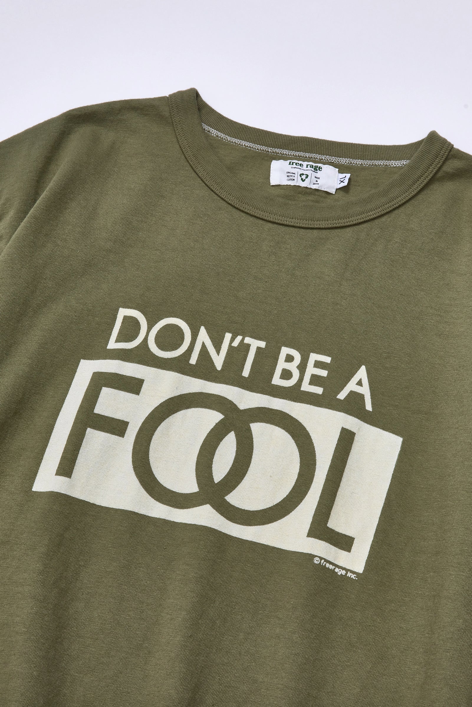 "FOOL" リサイクルコットンTee